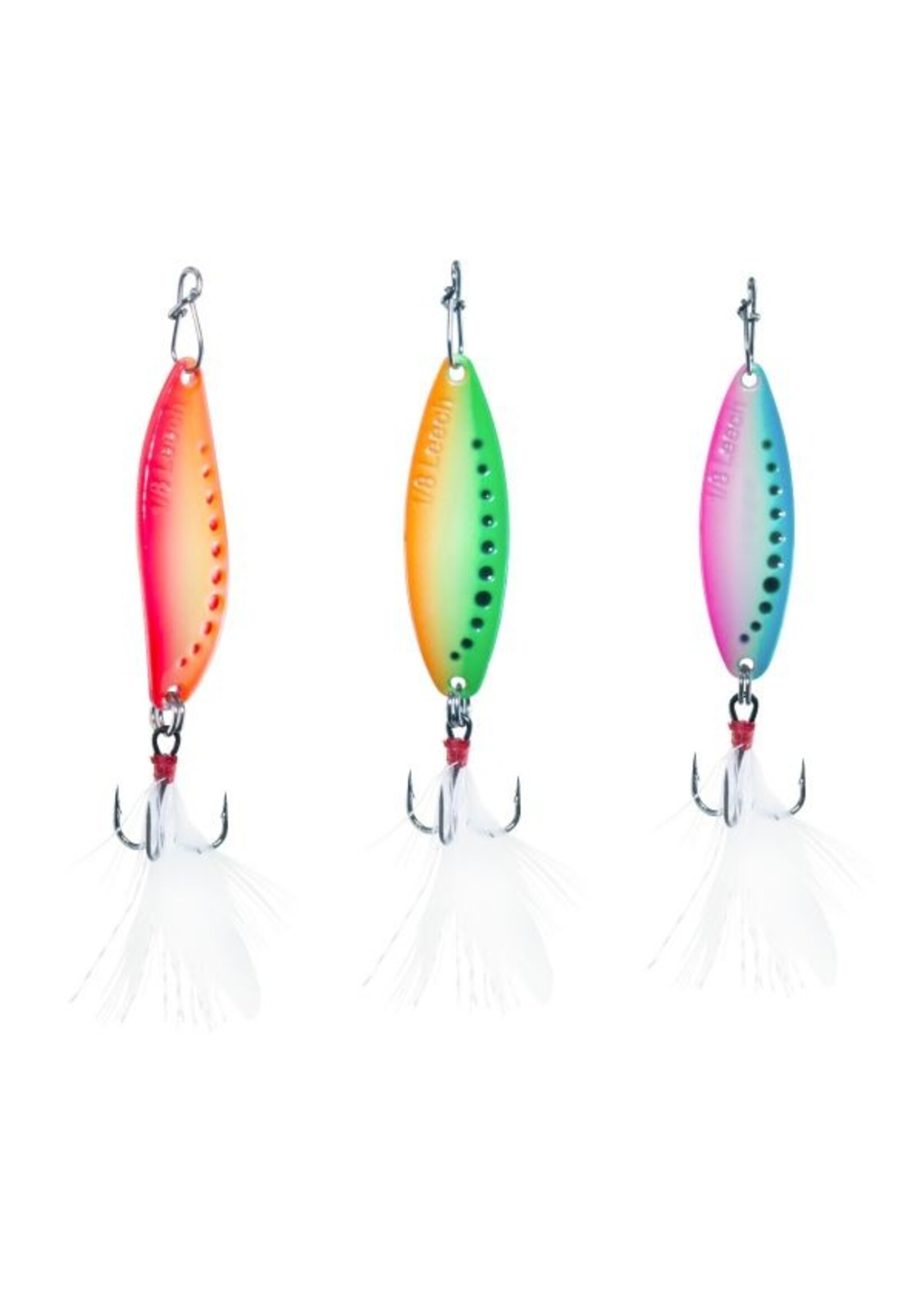 Clam Clam Leech Flutter Spoon Kit (3pk)