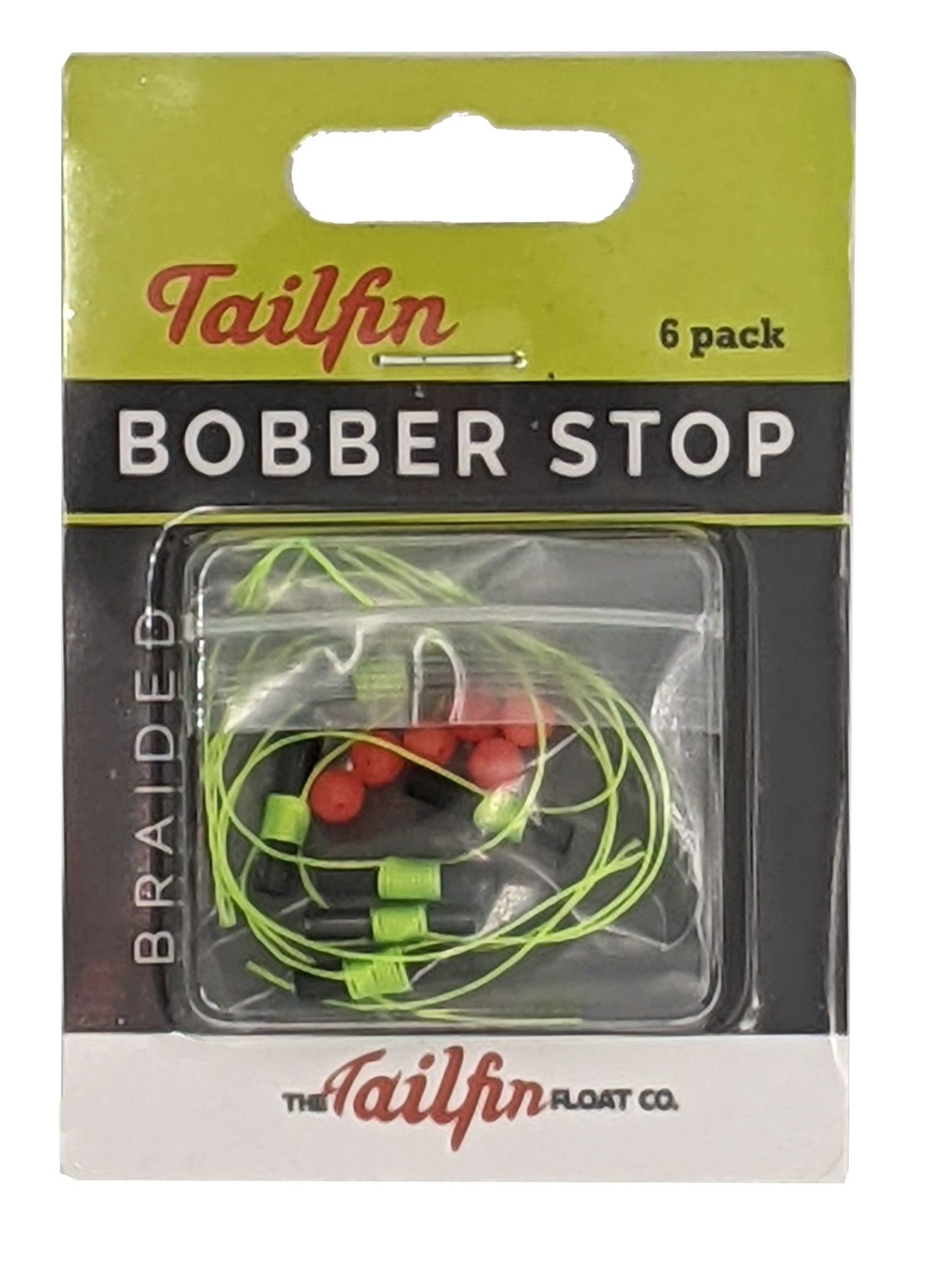 Tailfin Bobber Stops - 6 Pack