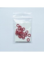 Case Plastics Case Plastics O-Ring # 10 Red 25pk