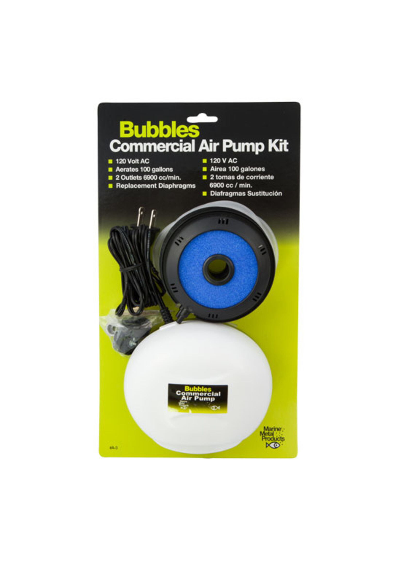 Marine Metal Marine Metal A-3 110V Air Bubbles Commercial Pump