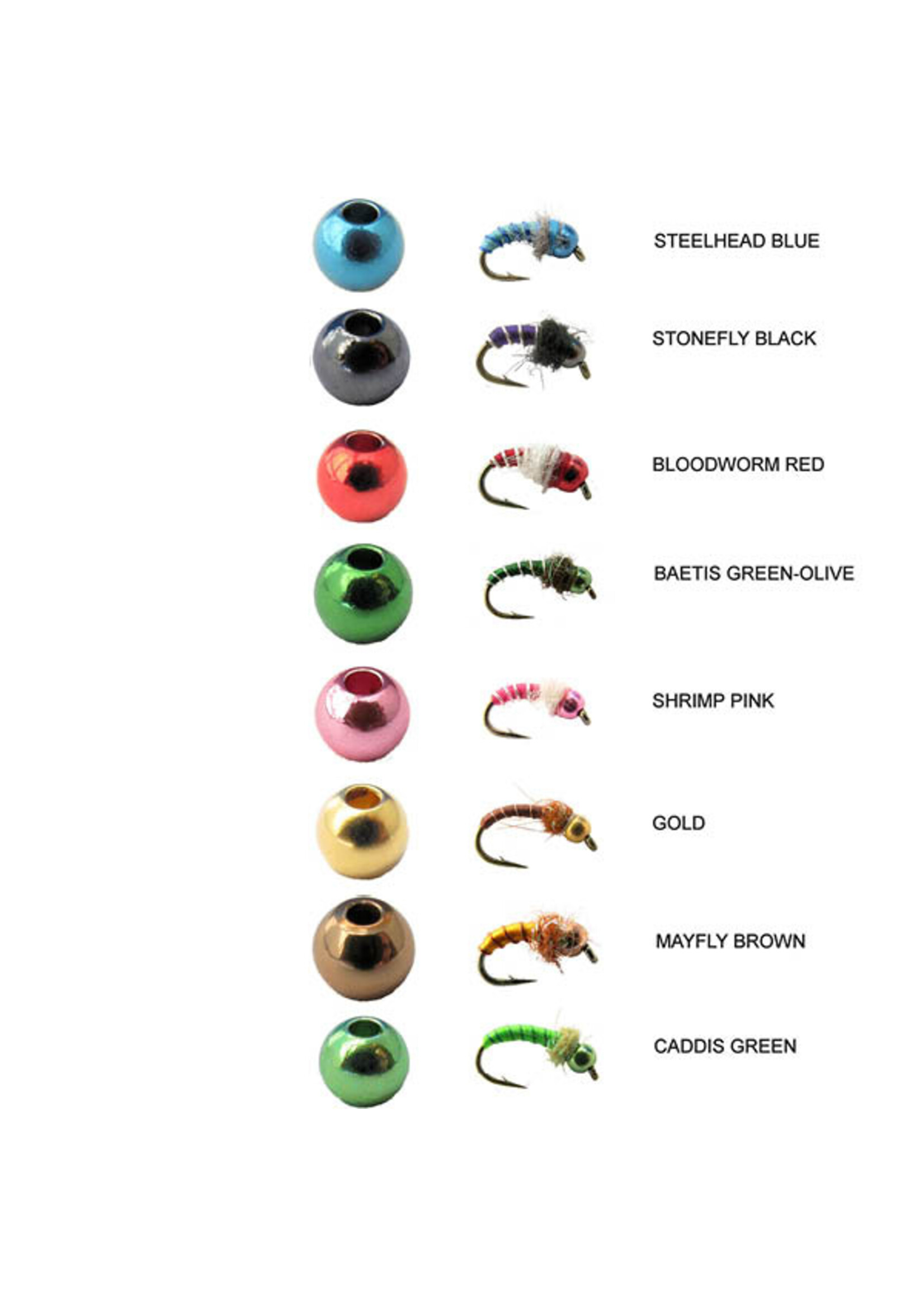 Flymen Fishing Company Flymen Fishing Company Nymph-Head FlyColor Brass Beads