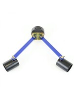 Clam Clam Clamlock Horizontal Dual Rod Holder