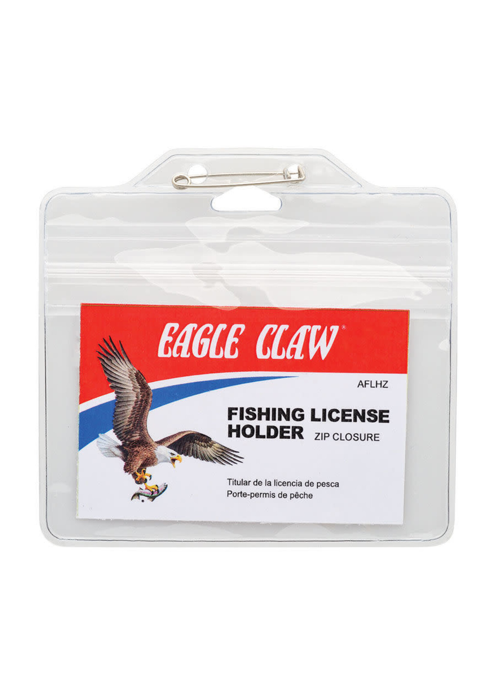 Eagle Claw Eagle Claw Fishing License Holder w/Zip Closure