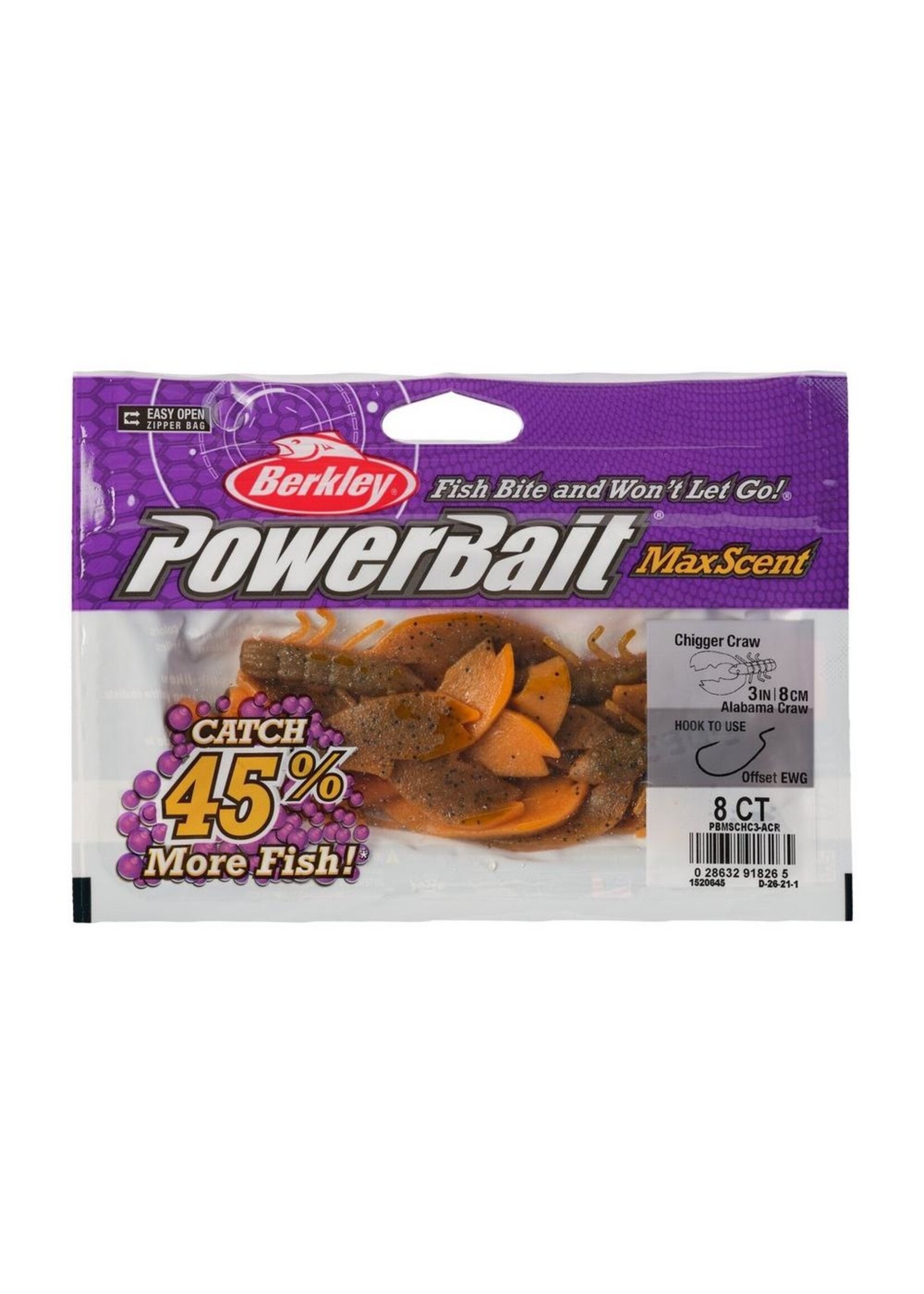 Berkley Fishing Berkley Powerbait MaxScent Chigger Craw