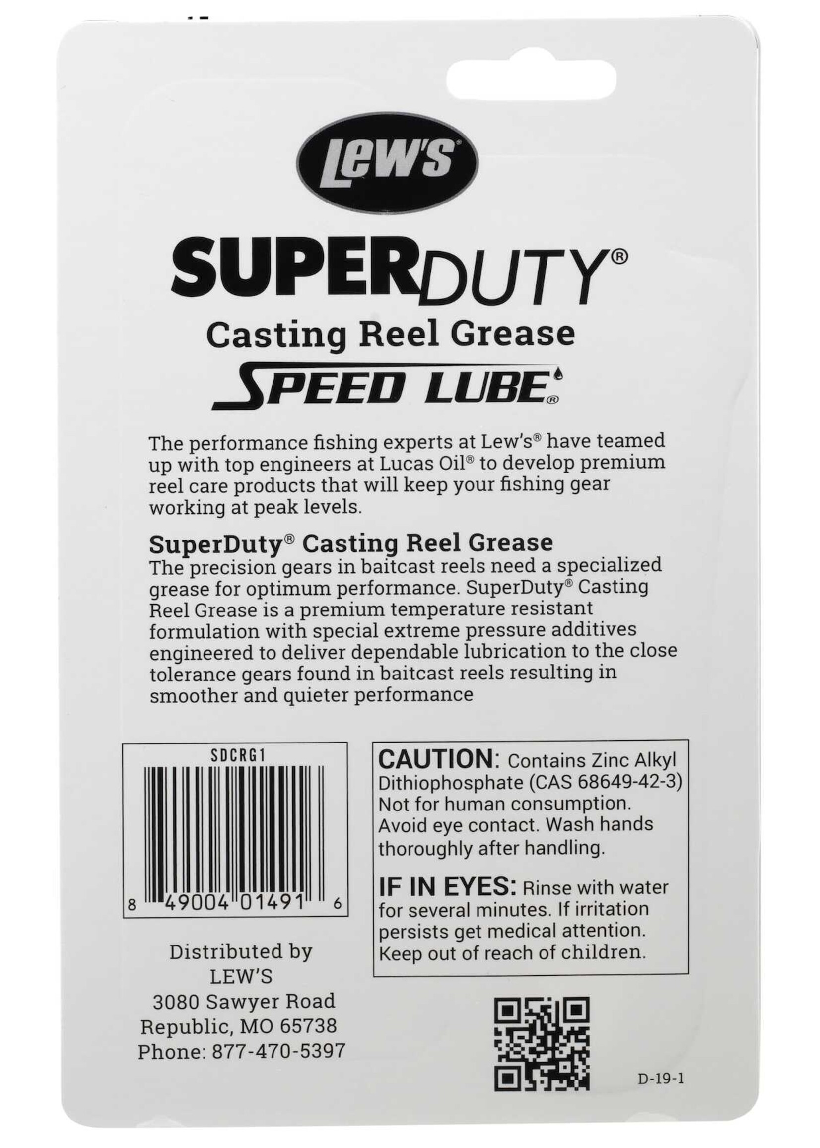 Lew's Lew's Super Duty Casting Reel Grease