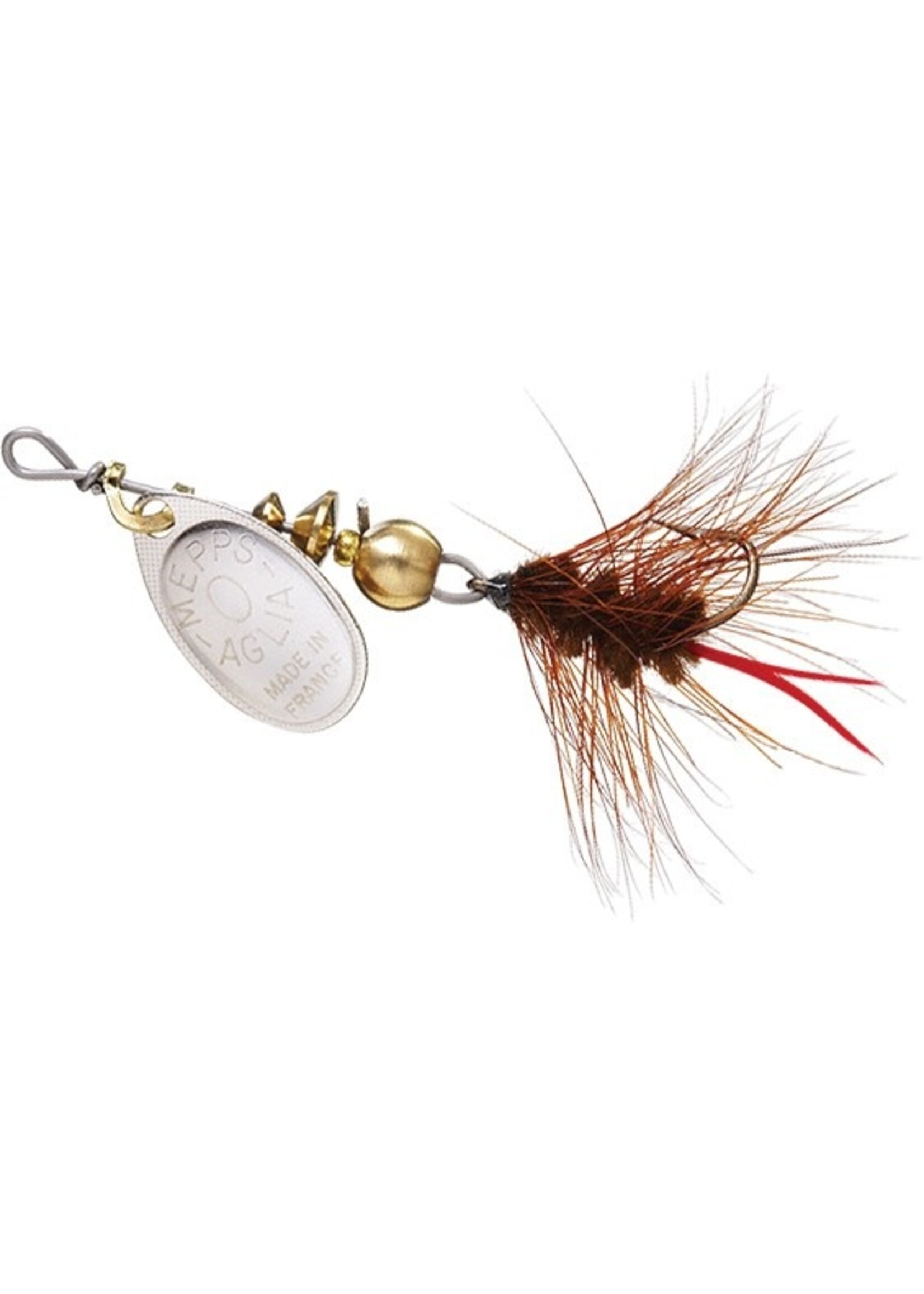 Mepps Aglia Spin Fly Wooly Worm Single Hook Spinner - Tackle Shack