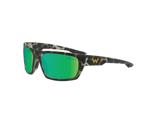 Waterland Milliken Sunglasses WaterWood/Green Mirror