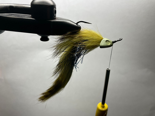 Step 9 tying Simple Sculpin