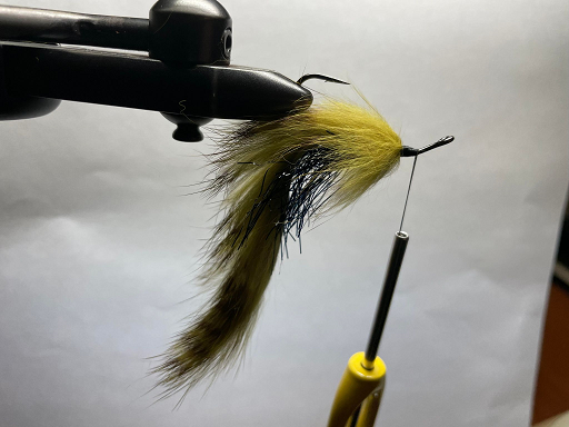 Step 7 tying Simple Sculpin