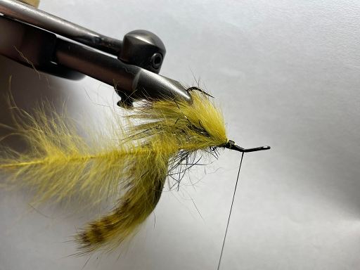 Step 6 tying Simple Sculpin