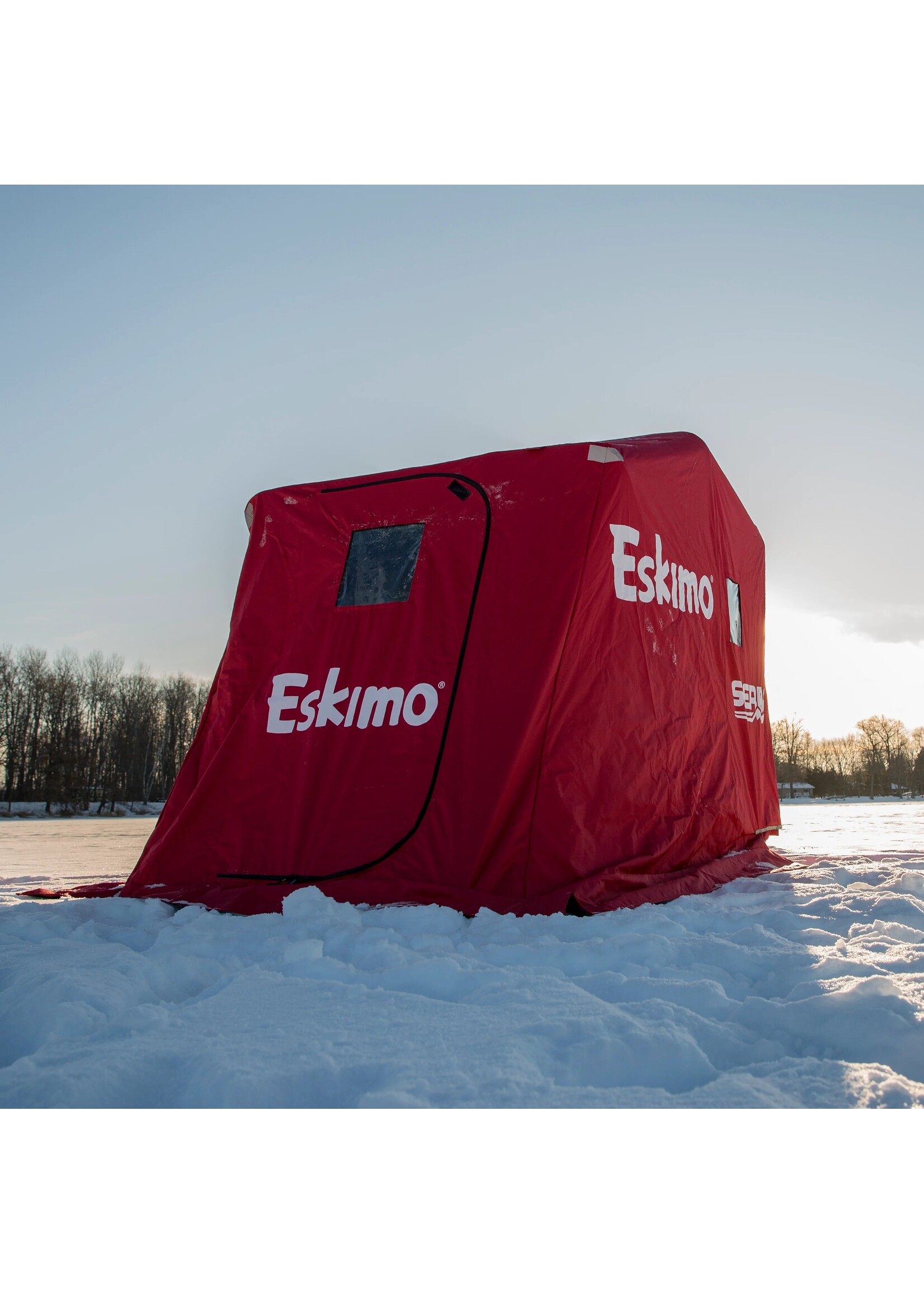 NEW! Eskimo Eskape 2600 2800 Set up - Portable Ice Shanty with