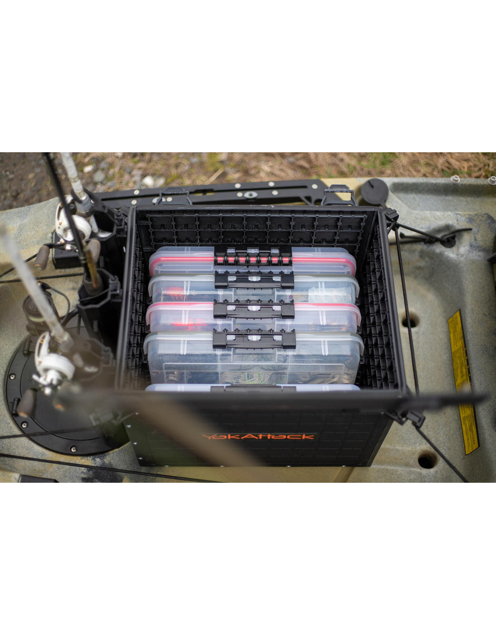 BlackPak Pro Kayak Fishing Crate 13" x 16" Tackle Shack