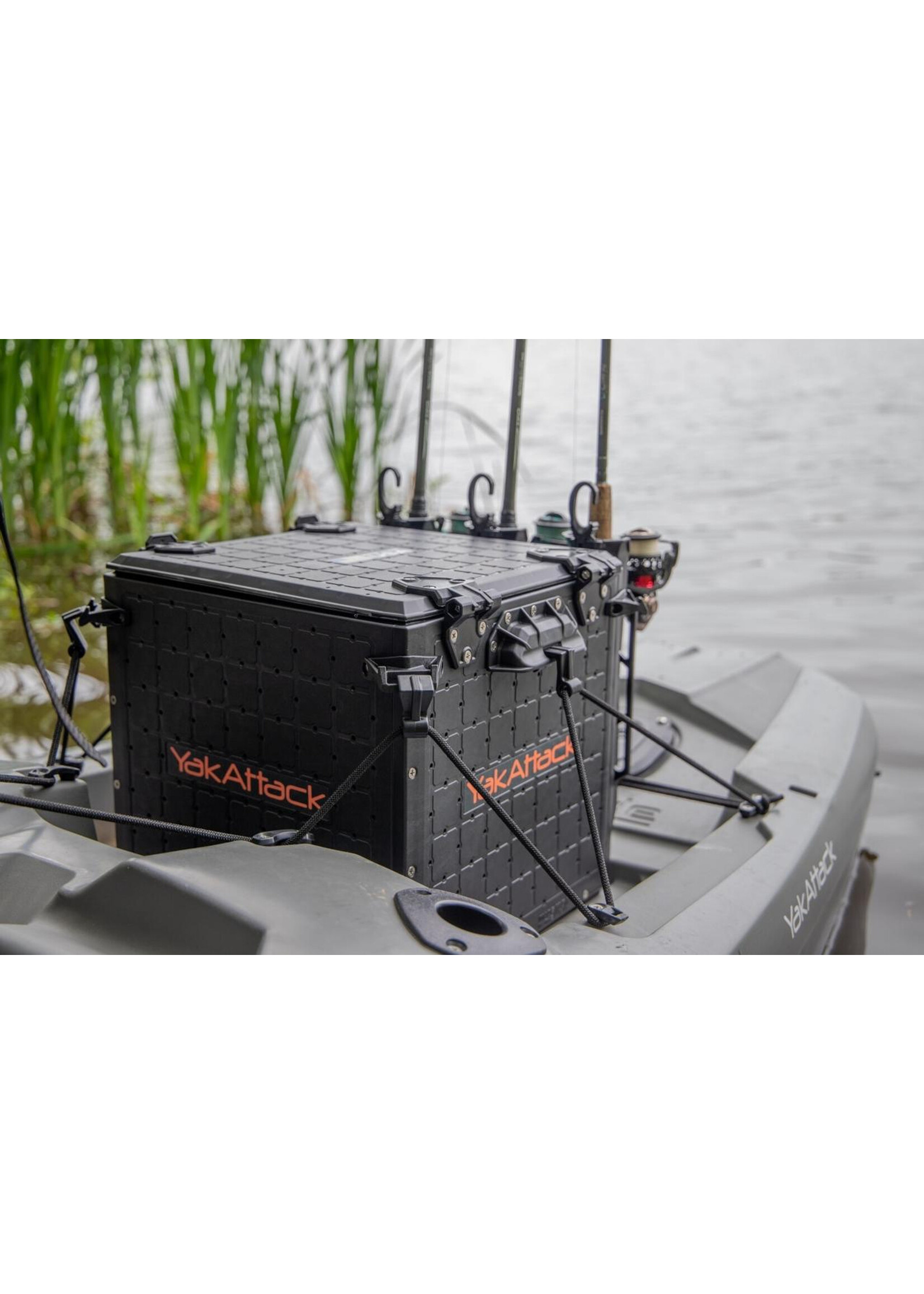YakAttack YakAttack BlackPak Pro Kayak Fishing Crate - 13" x 13" Black