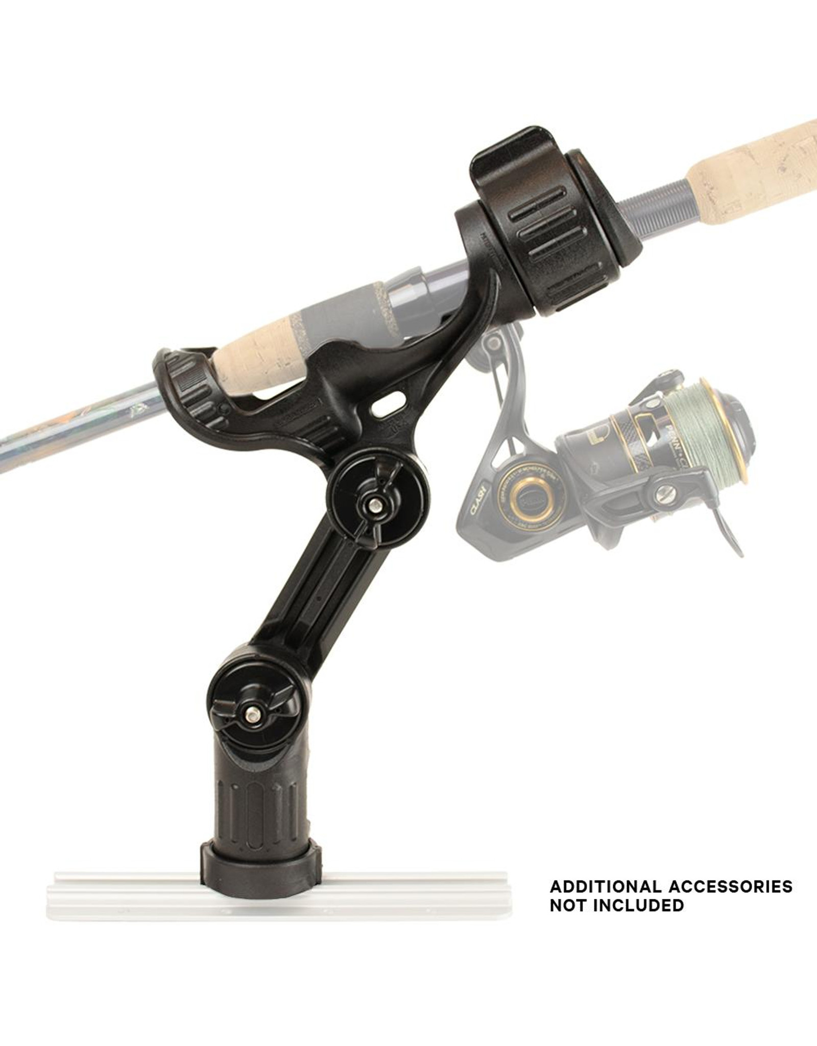 YakAttack Omega Pro™ Rod Holder with Track Mounted LockNLoad™ Mounting