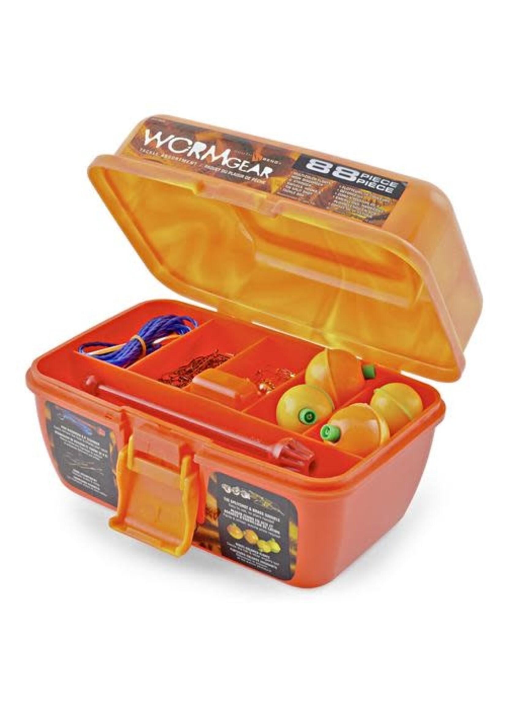 South Bend Worm Gear 88 Piece Loaded Tackle Box