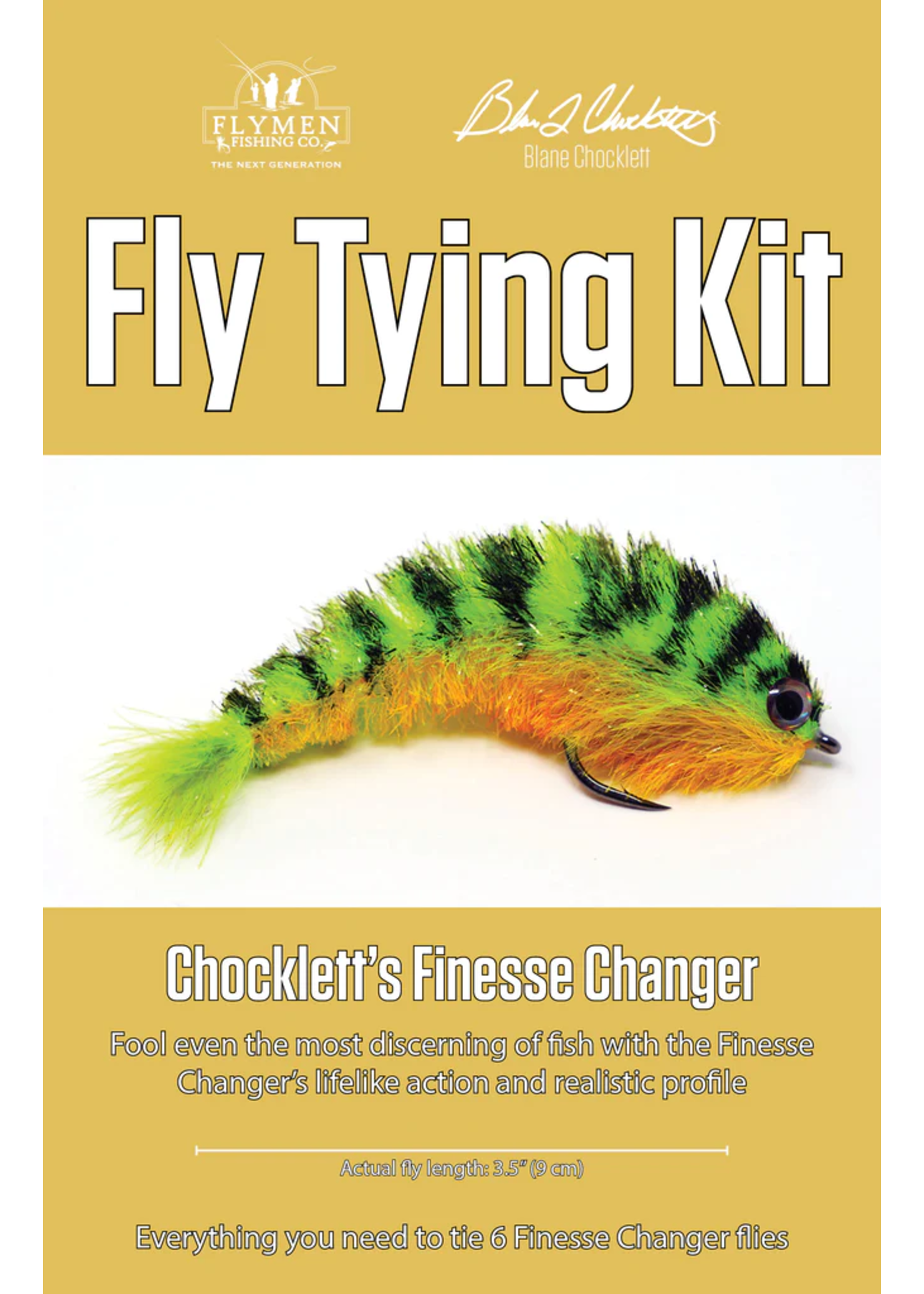Flymen Fishing Company Fly Tying Kit: Chocklett's Finesse Changer - Tackle  Shack