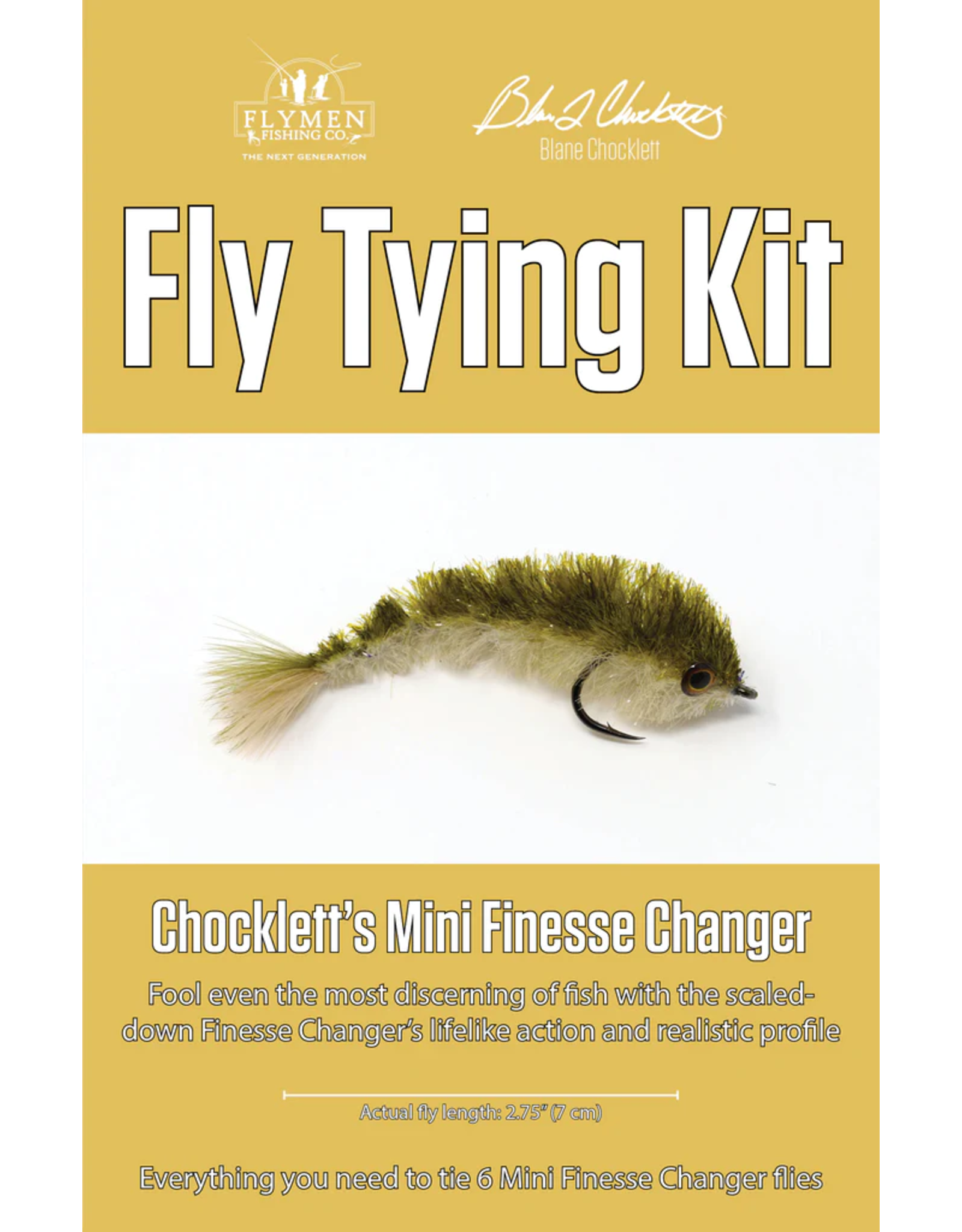 Flymen Fishing Company Fly Tying Kit Chocklett’s Mini Finesse Changer