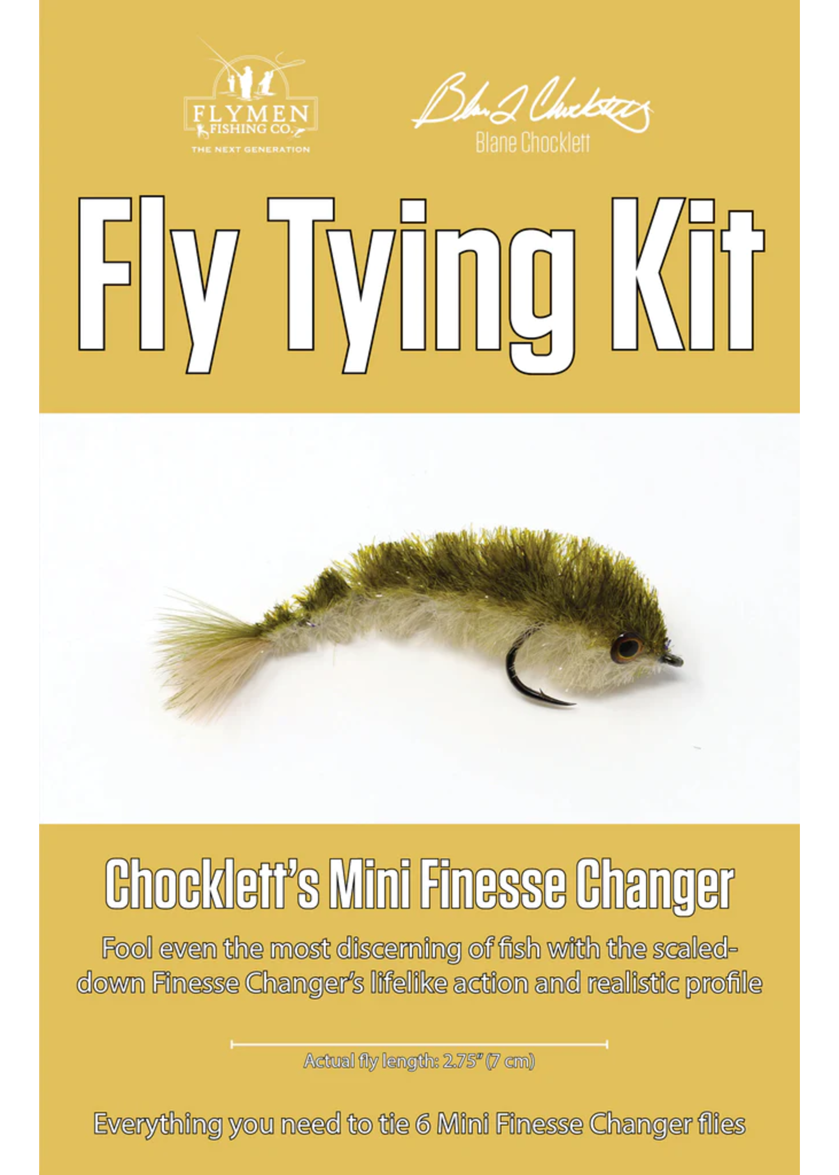 Flymen Fishing Company Flymen Fishing Company Fly Tying Kit: Chocklett’s Mini Finesse Changer