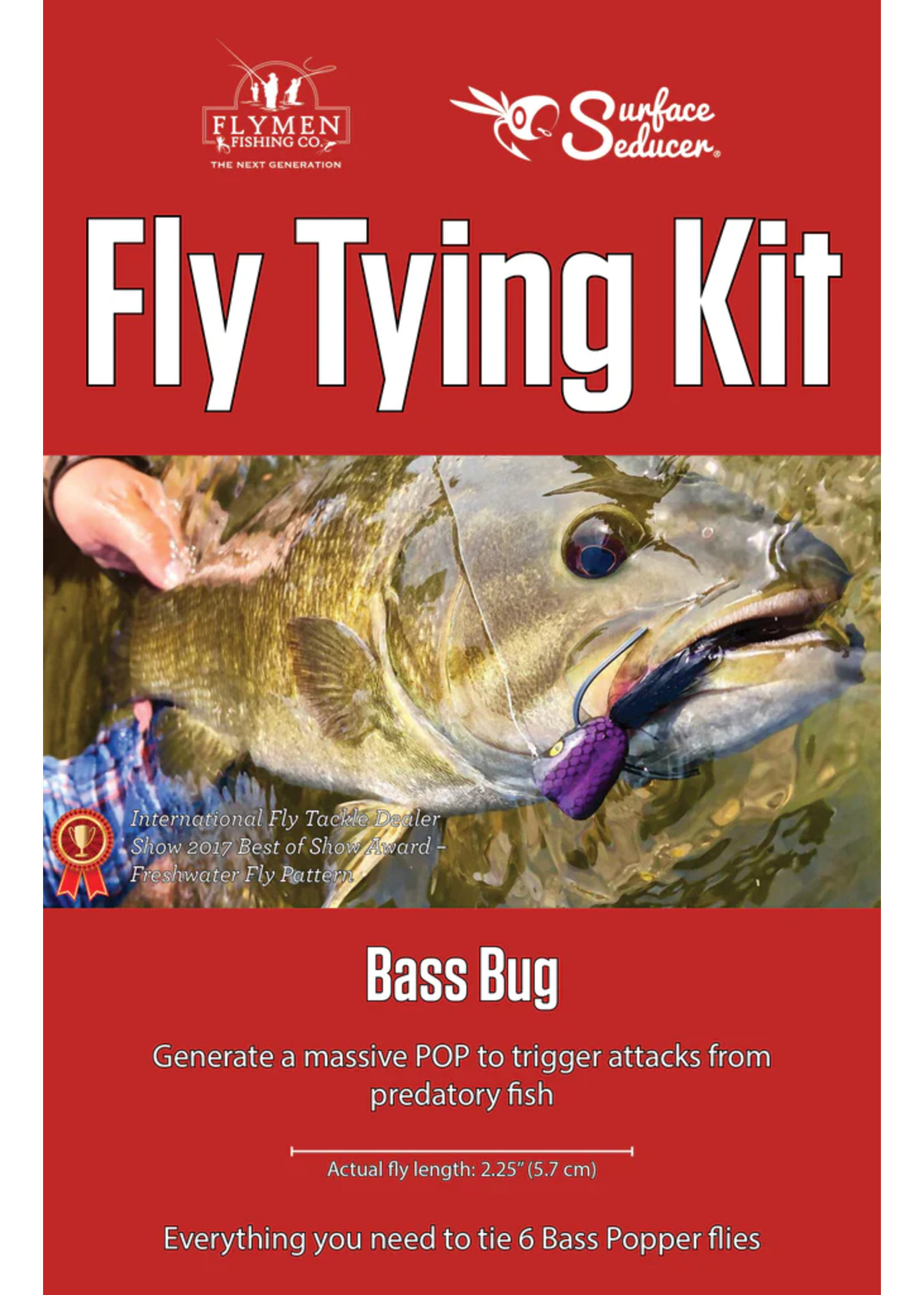 Flymen Fishing Company Flymen Fishing Company Fly Tying Kit: Surface Seducer Bass Bug