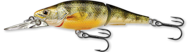Live Target Yellow Perch Jointed Medium Diver - Tackle Shack