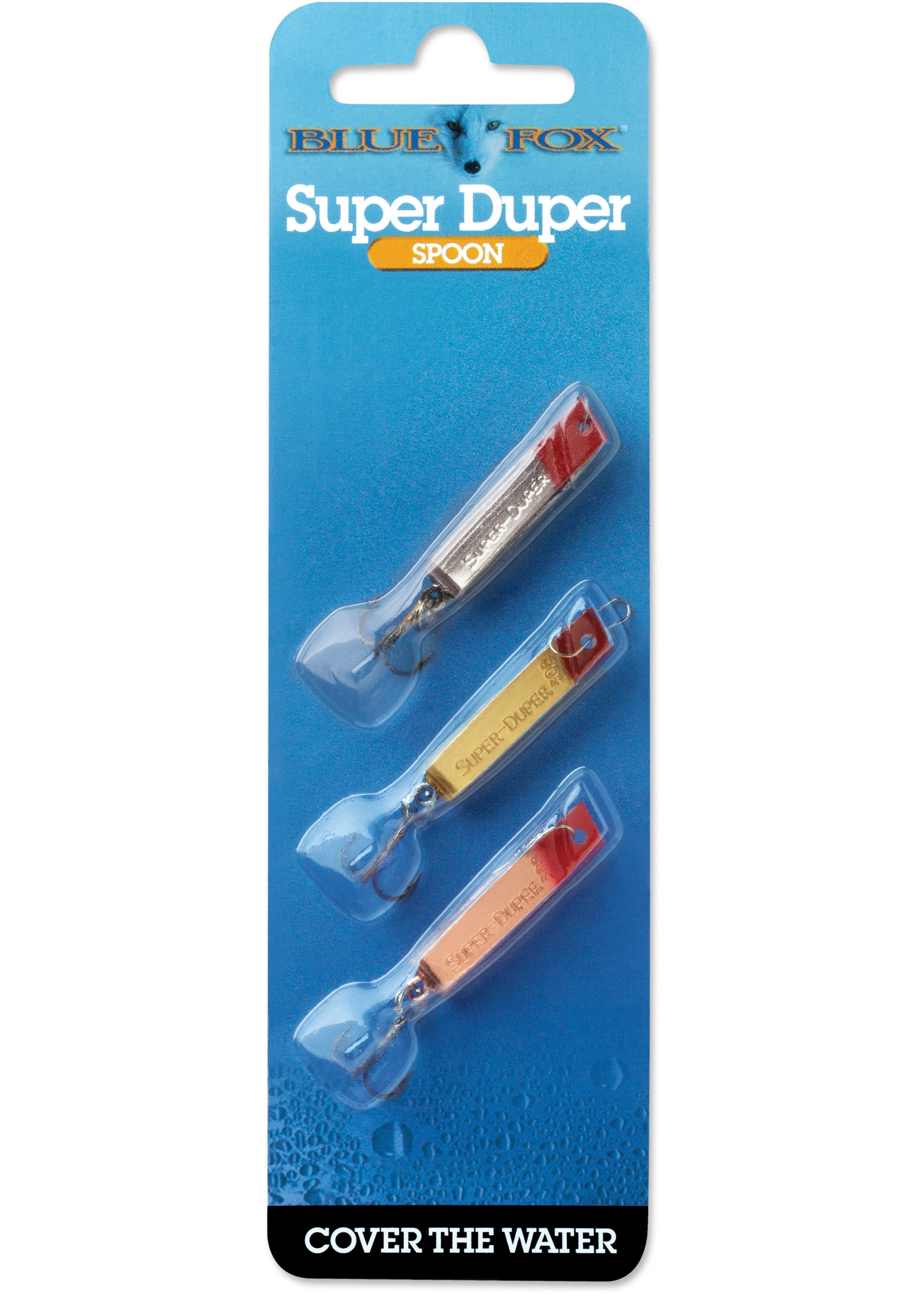 Blue Fox Super Duper Spoon Lure Kit 1/10oz Prism