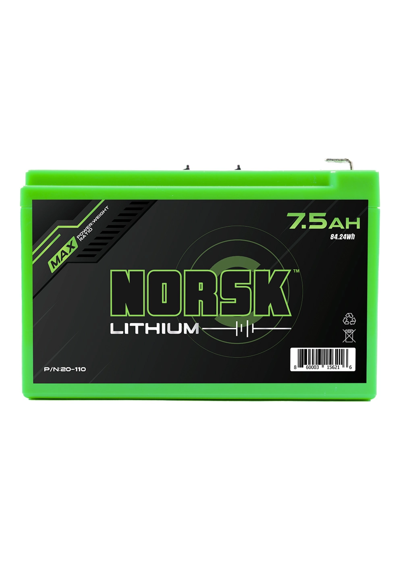 NORSK Lithium NORSK Lithium 7.5AH Lithium Ion Battery
