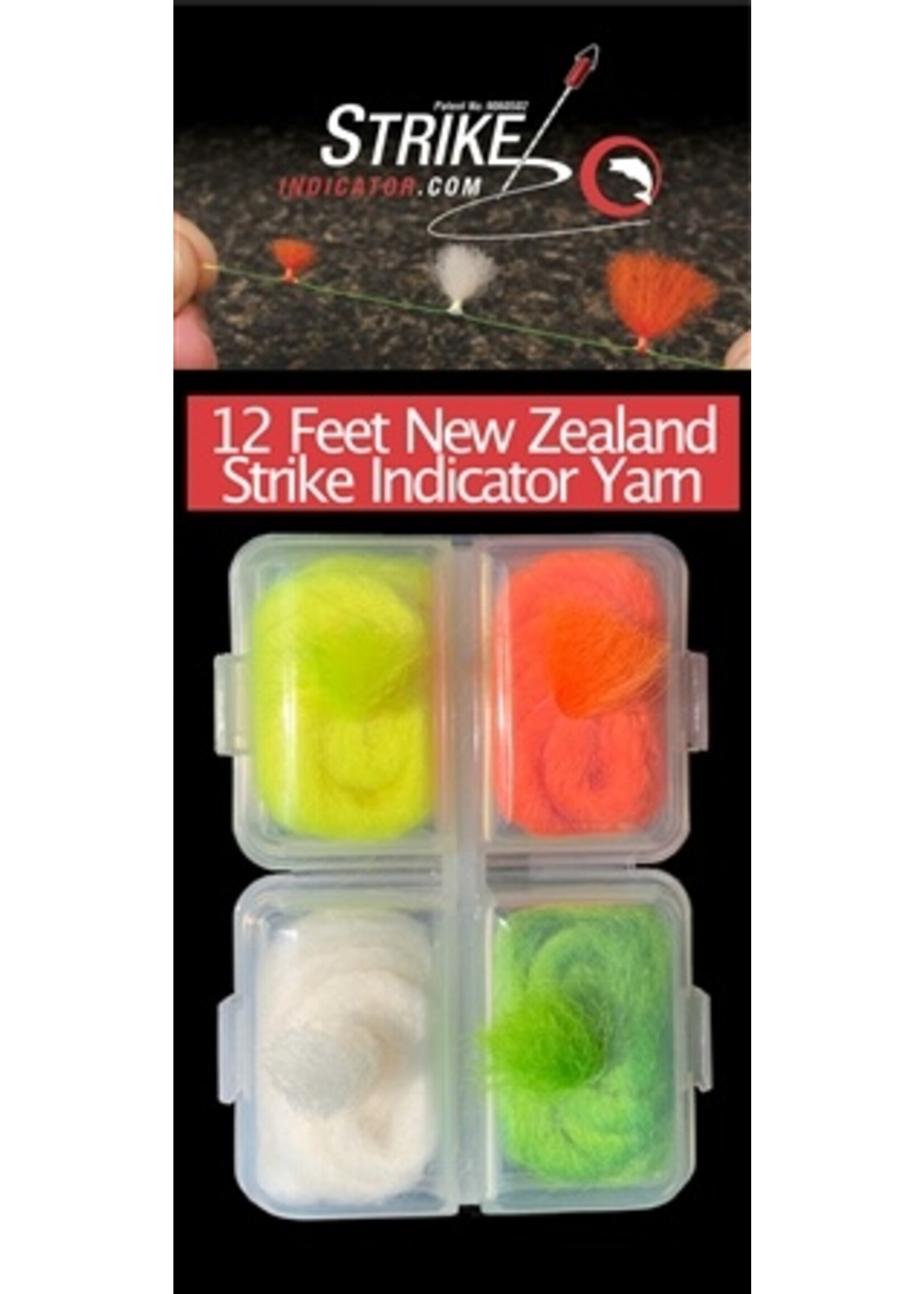 The Strike Indicator Company LLC New Zealand Strike Indicator Four Color Wool Yarn Dispenser