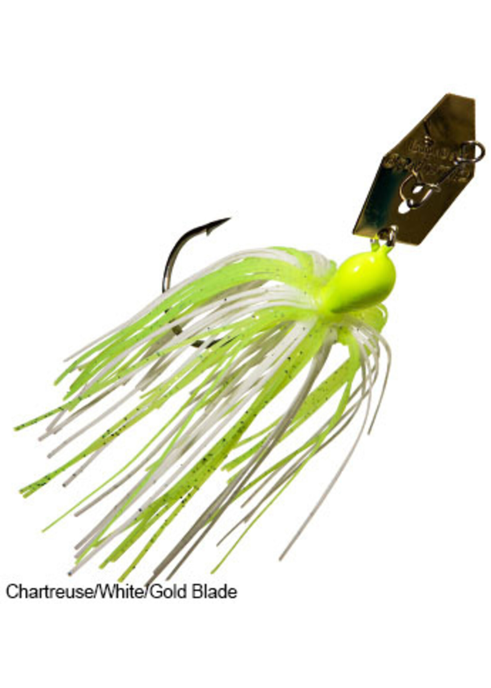 Z-man, Diezel ChatterBait, 1/4 oz Weight, Houdini, Gold Chartreuse, Package  of 1