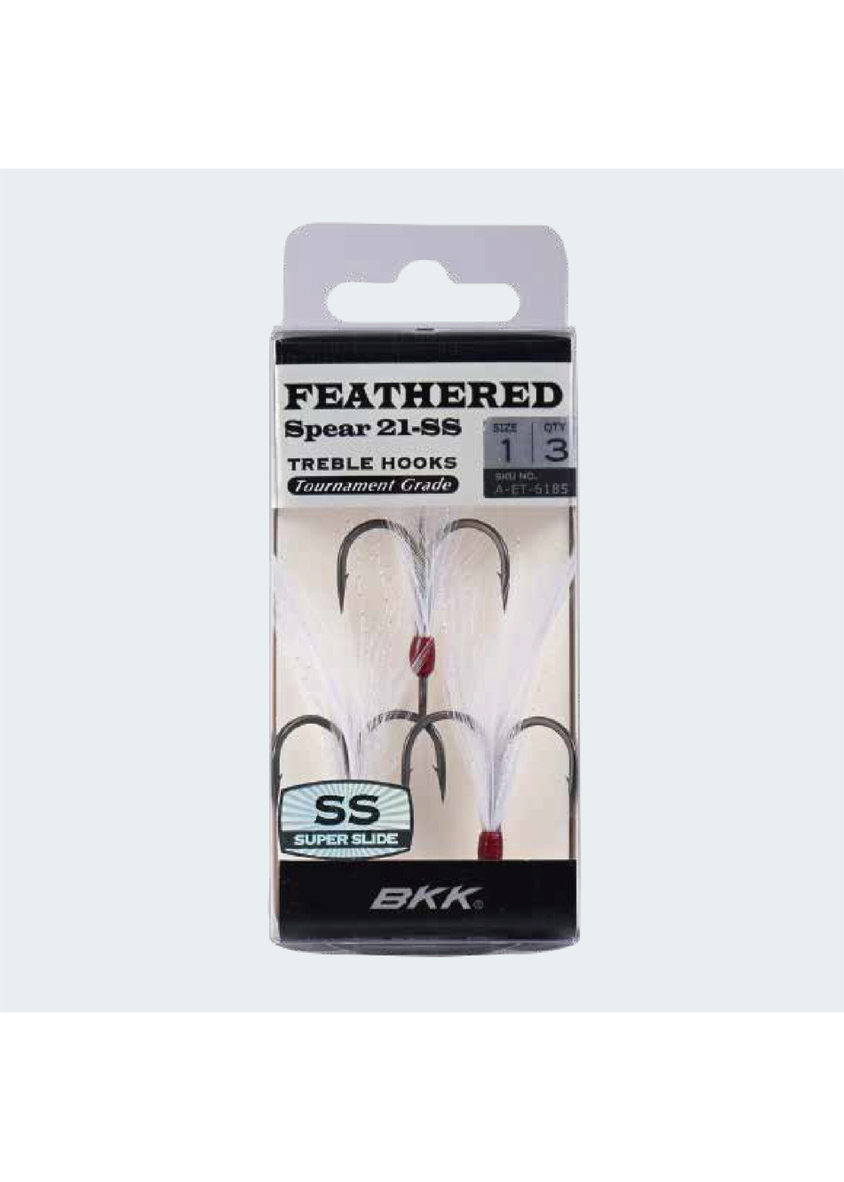 BKK BKK Feathered Spear 21-SS Treble Hook