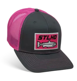 STLHD Gear STLHD Standard Pink & Charcoal Trucker Snapback Hat