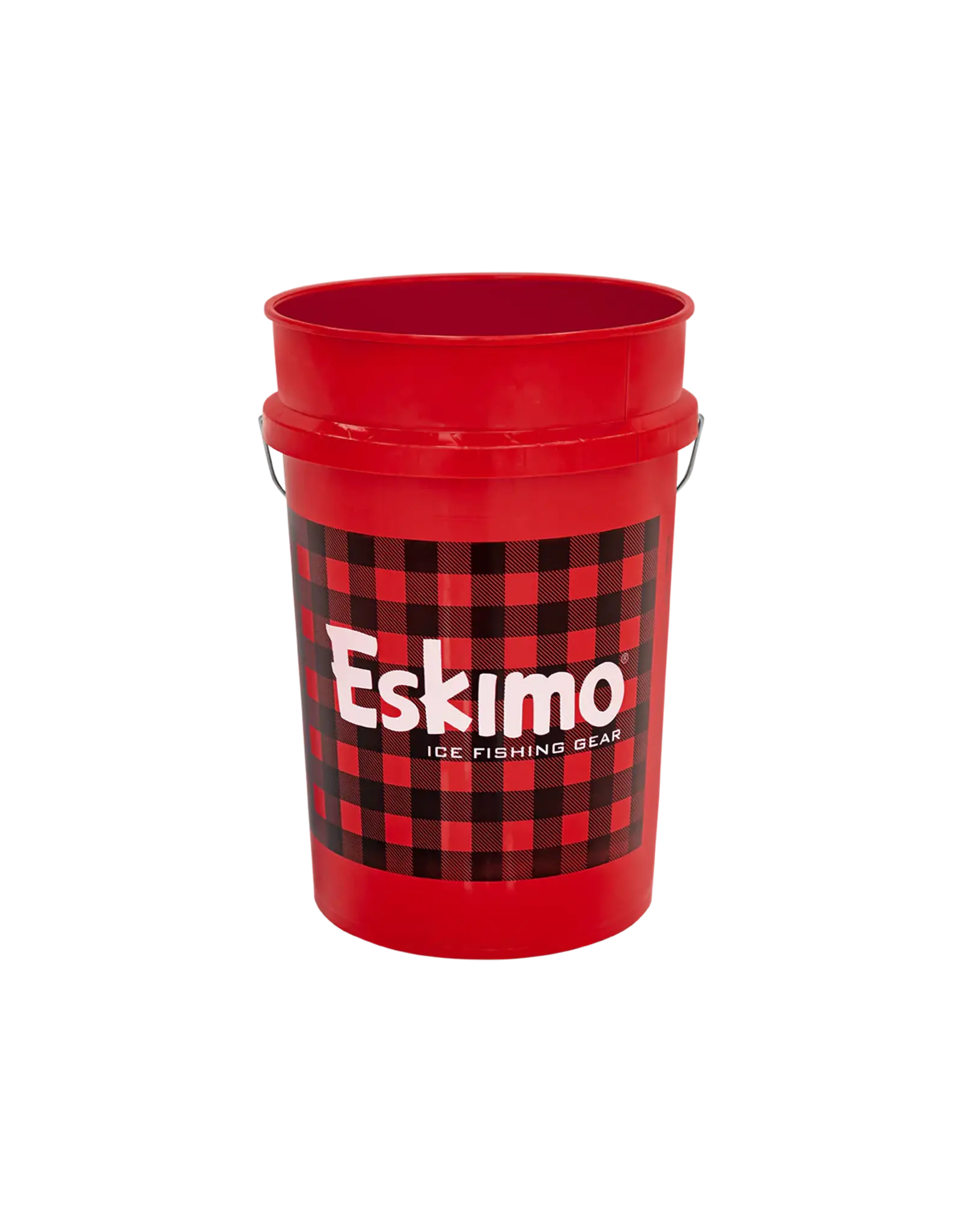 Eskimo Plaid 6 Gallon Bucket Tackle Shack