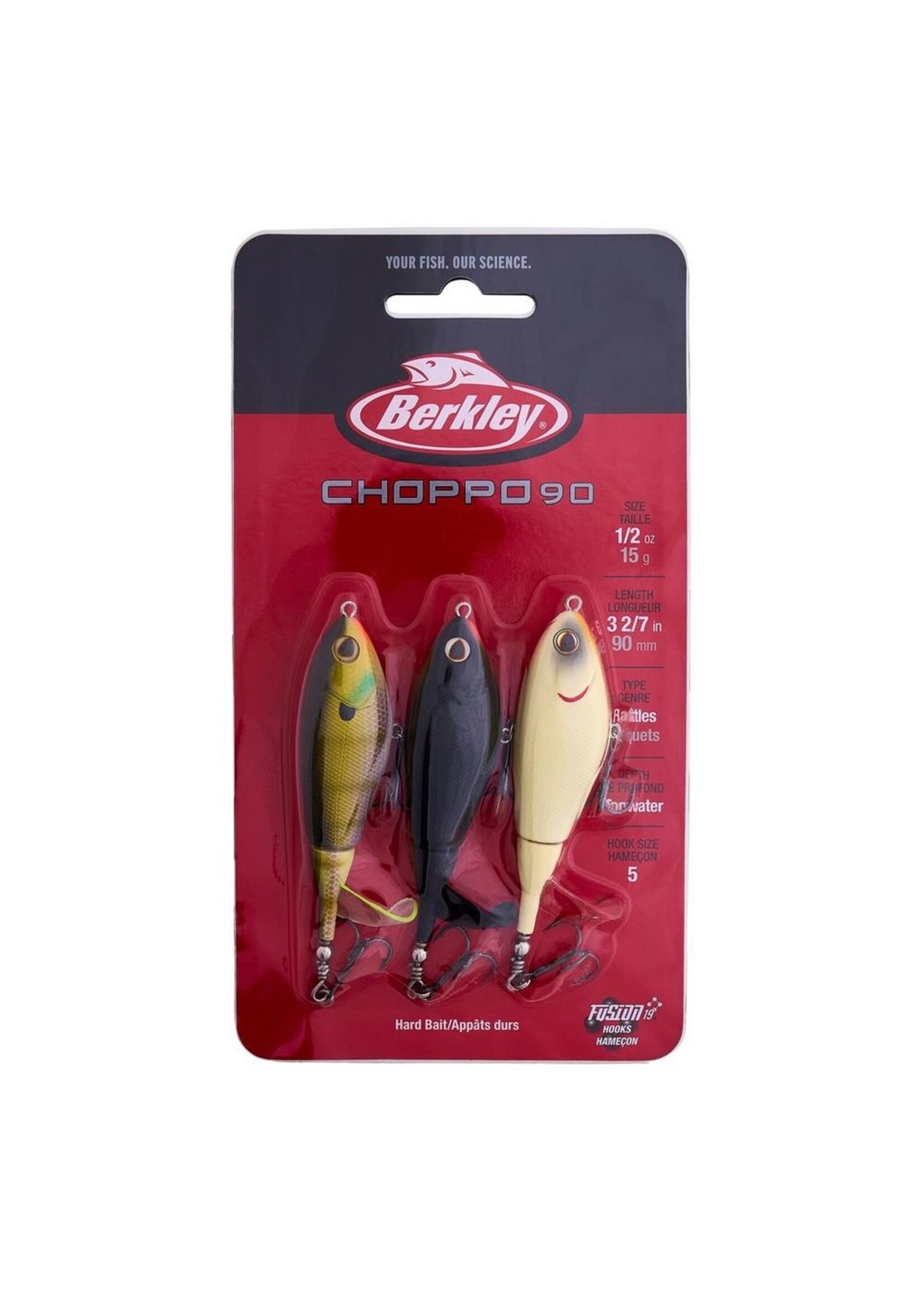 Berkley Fishing Berkley Choppo 90 3 pack kit