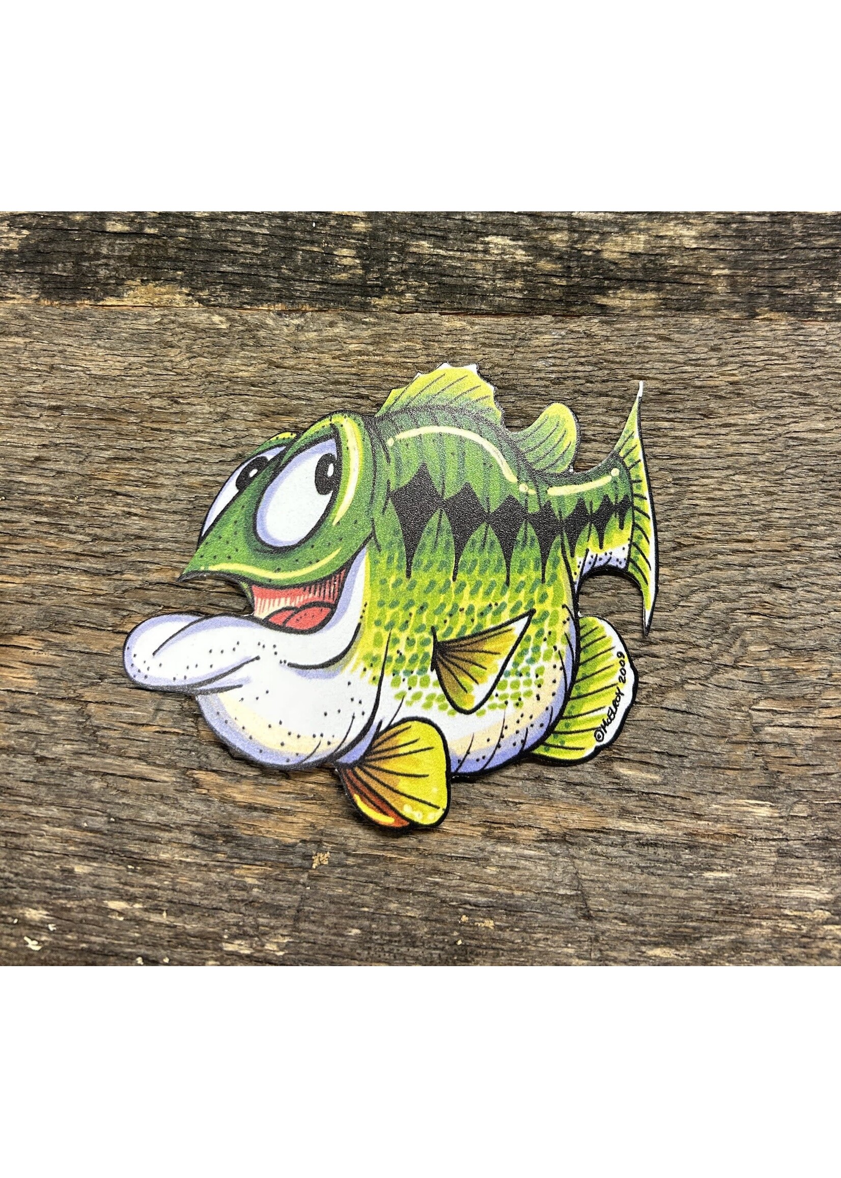 Fishing Complete Happy Lucky (Largemouth Bass) Decal - Tackle Shack