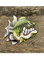 Fishing Complete Fishing Complete Lucky with Teeth (Largemouth Bass) Decal