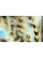 Hareline Dubbin Hareline Black Barred Groovy Rabbit Strips