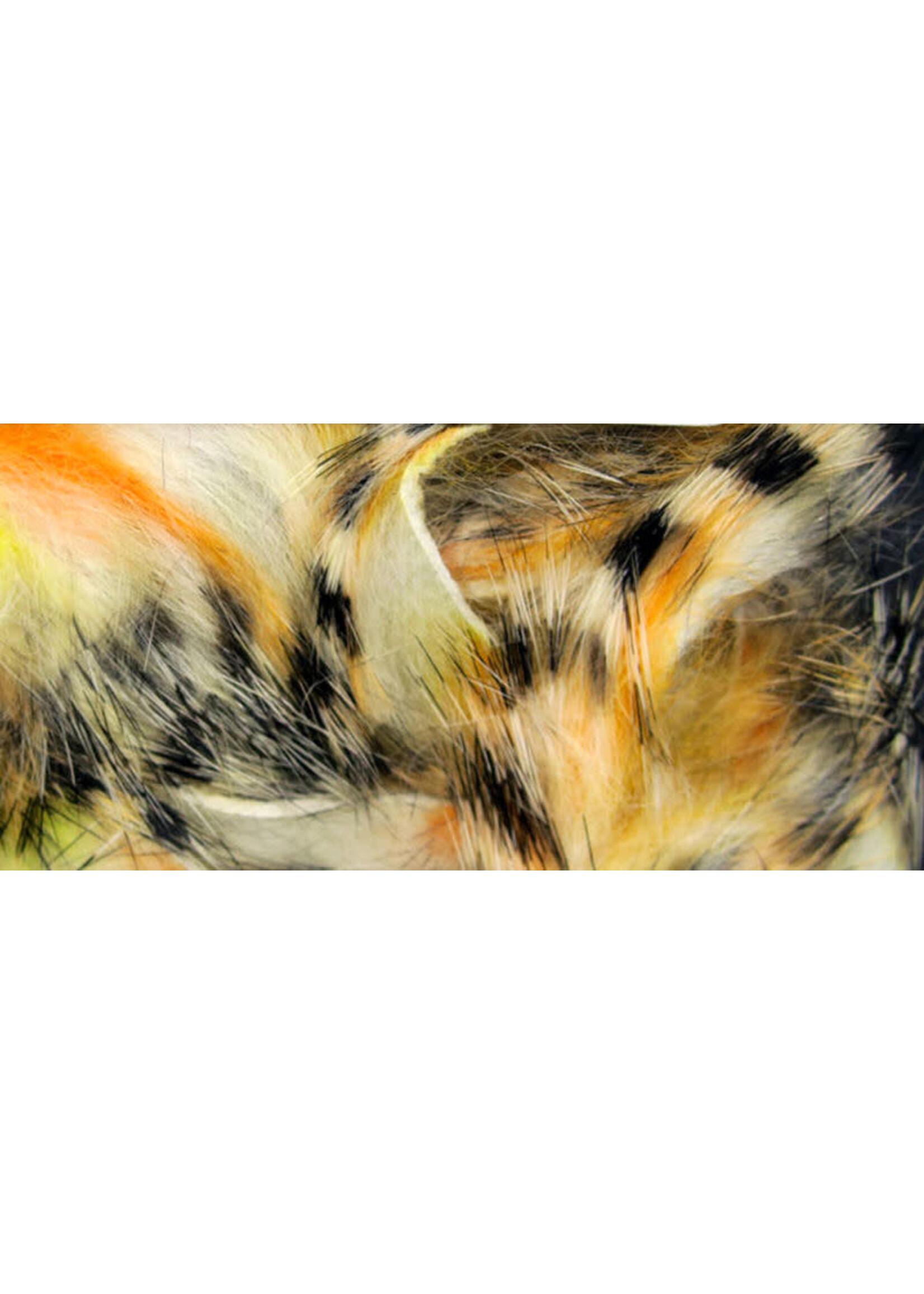 Hareline Dubbin Hareline Black Barred Groovy Rabbit Strips