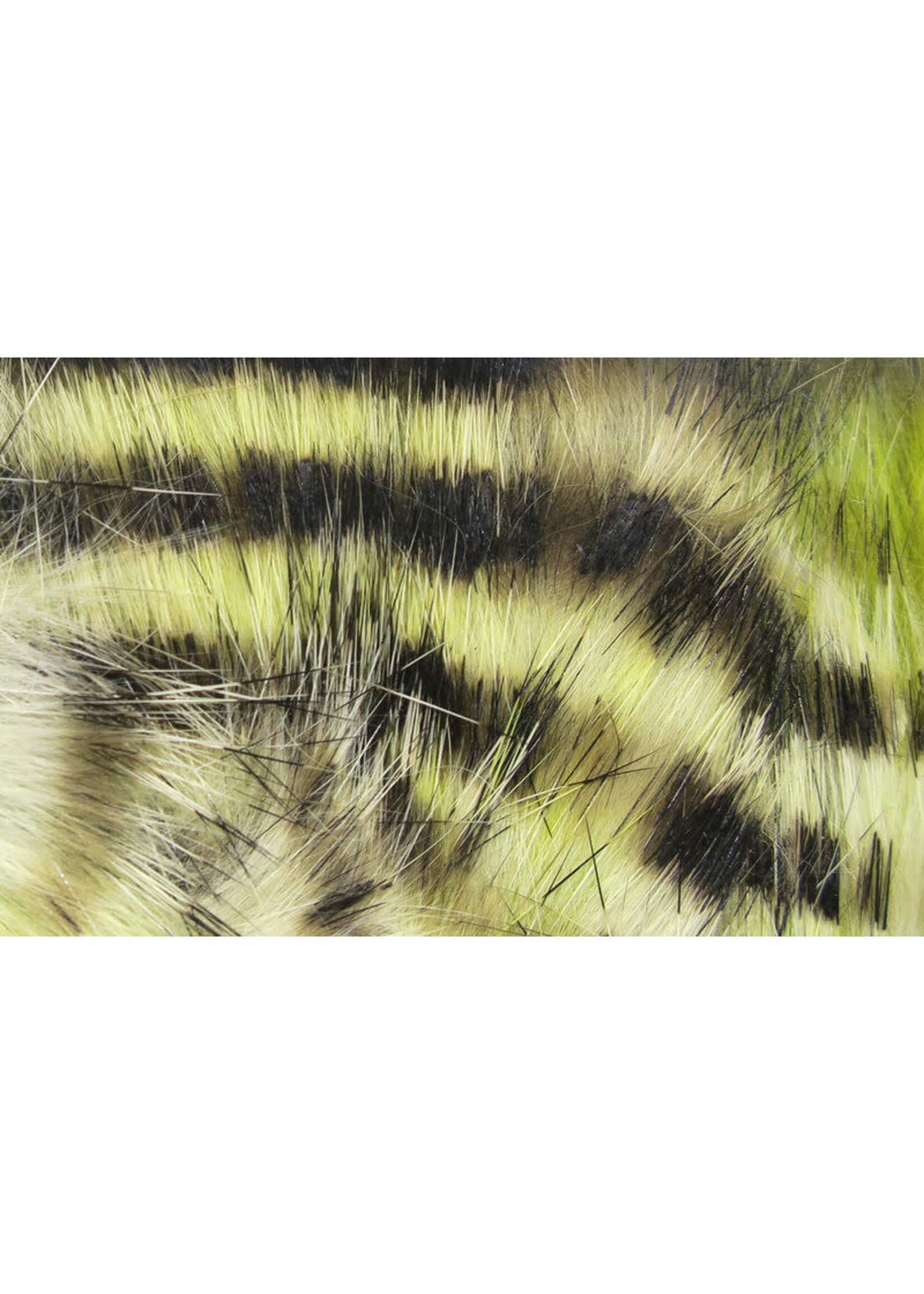 Hareline Dubbin Hareline Black Barred Groovy Rabbit Strips