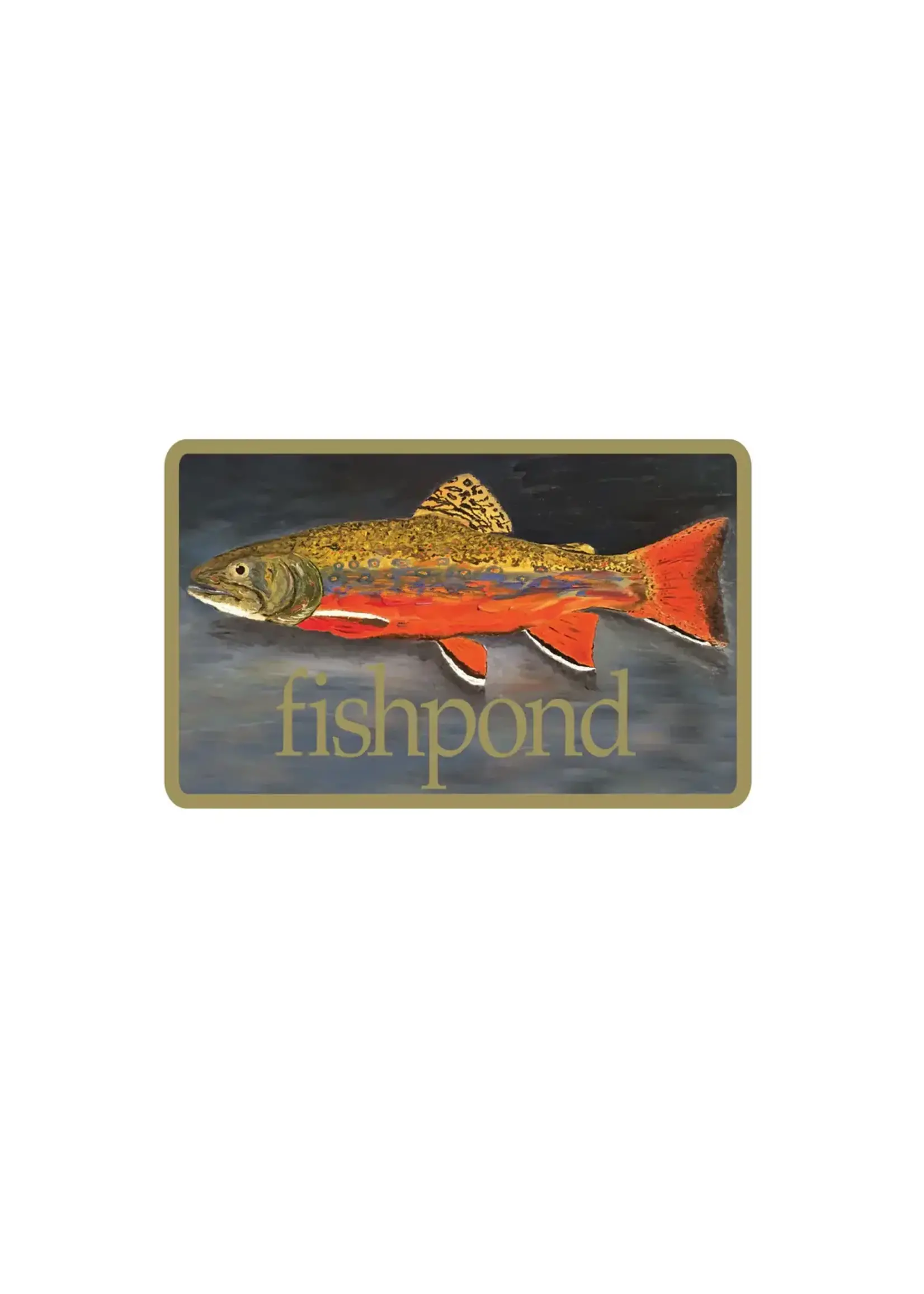 Fishpond Fishpond Brookie Sticker