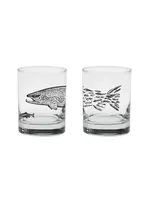 Rep Your Water RepYourWater Brown Snacks Old Fashioned Glass