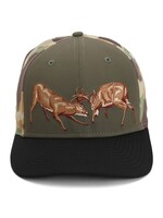 Paramount Paramount Fighting Deer Rut Cap 6-Panel Riverside Wax Cloth Visor