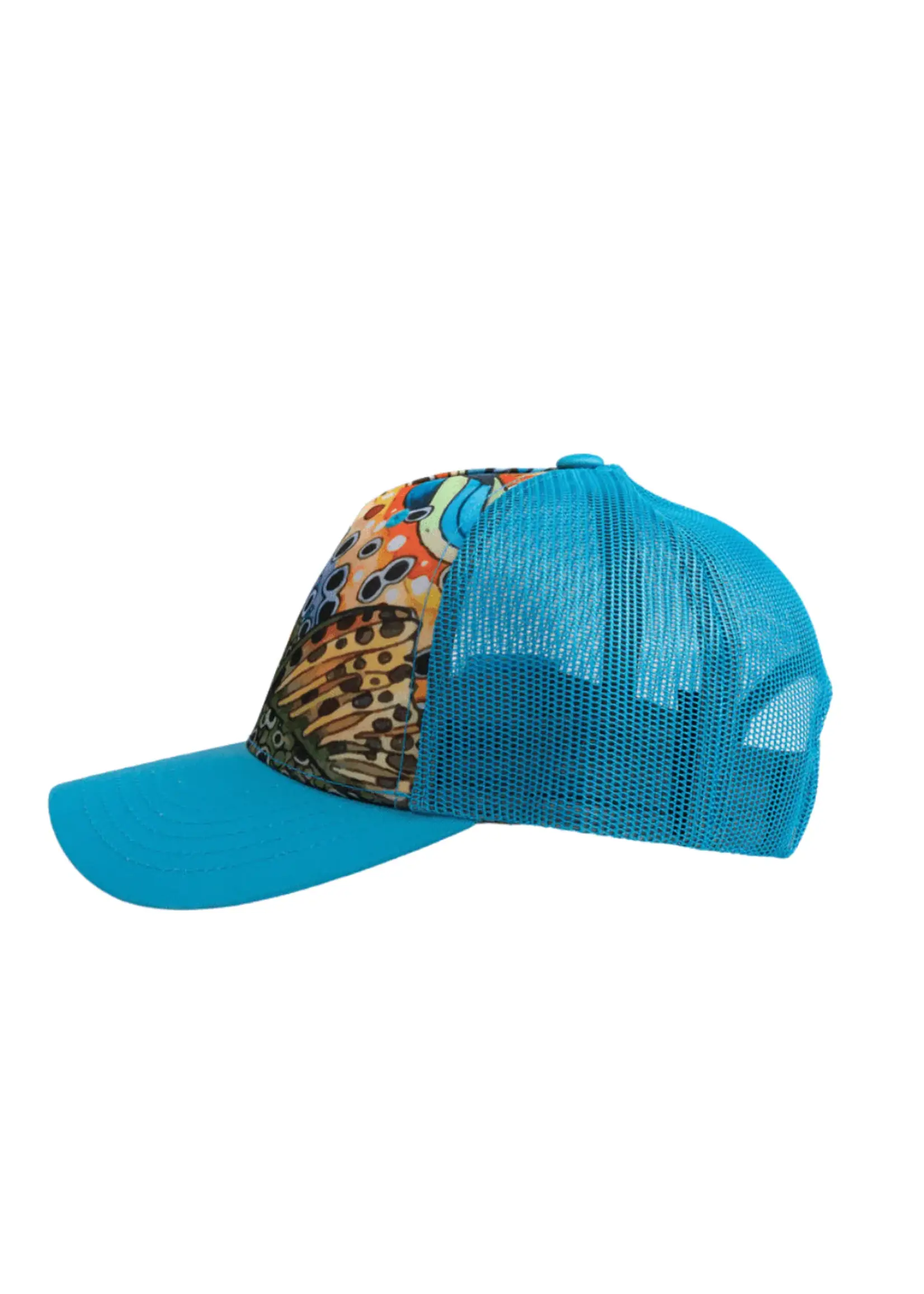 FisheWear FisheWear Unbound Brown Abstract Trucker Hat