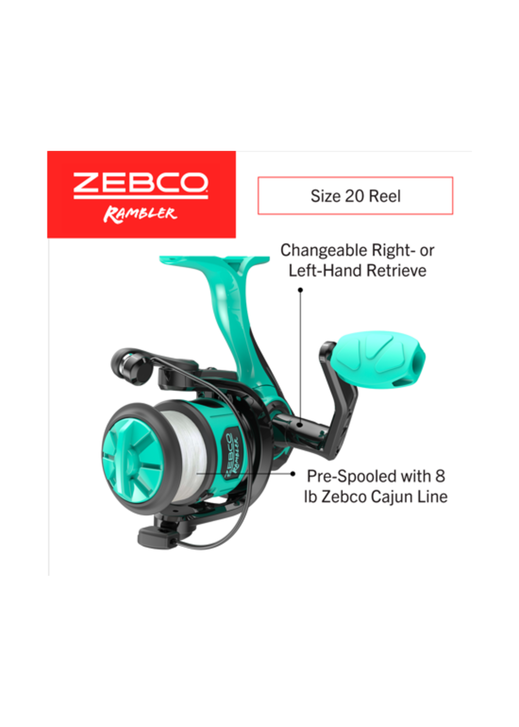 Zebco Zebco Rambler 5'3" Telescopic Spinning Combo