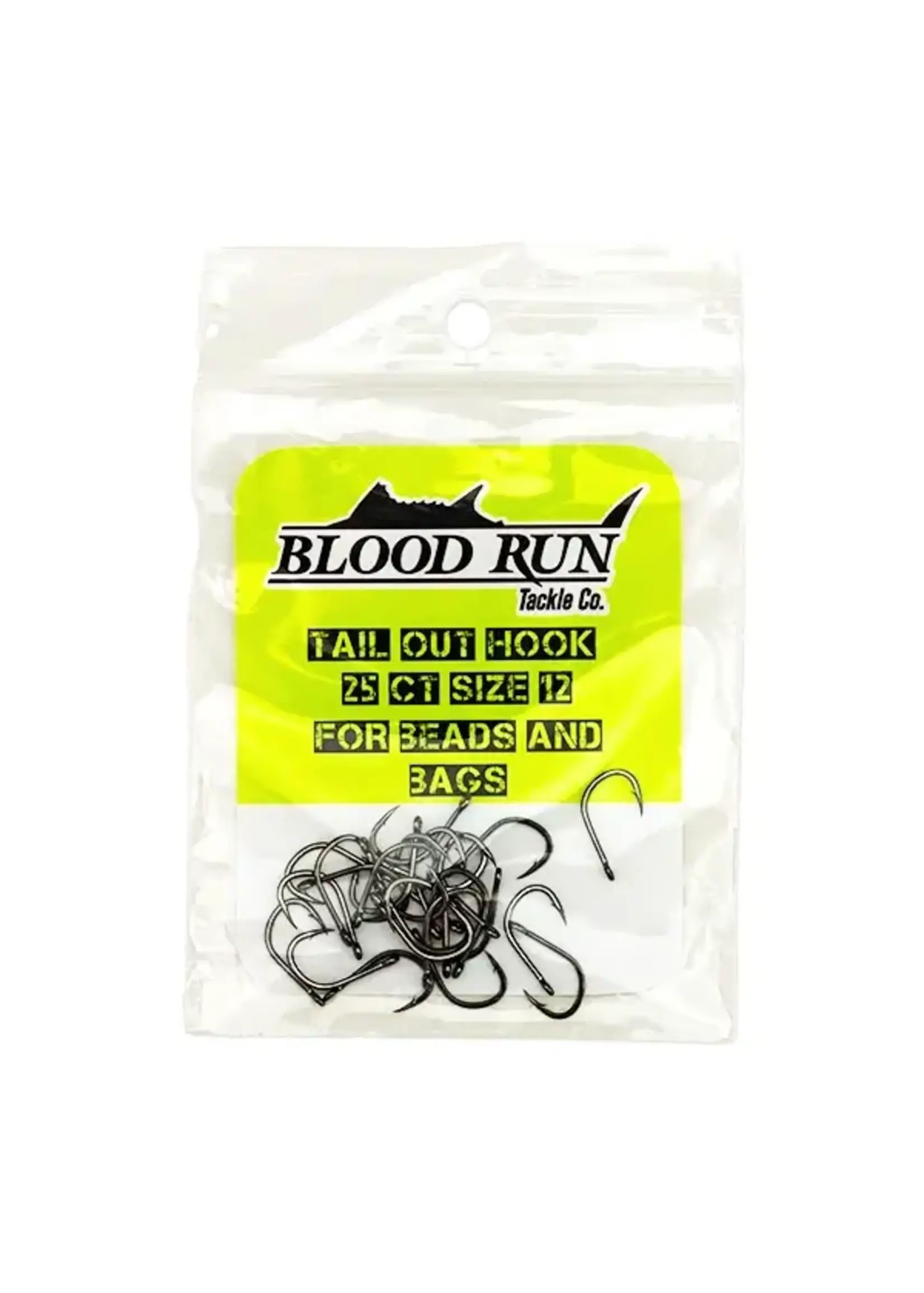 Blood Run Blood Run Tail Out Hook 25 pack