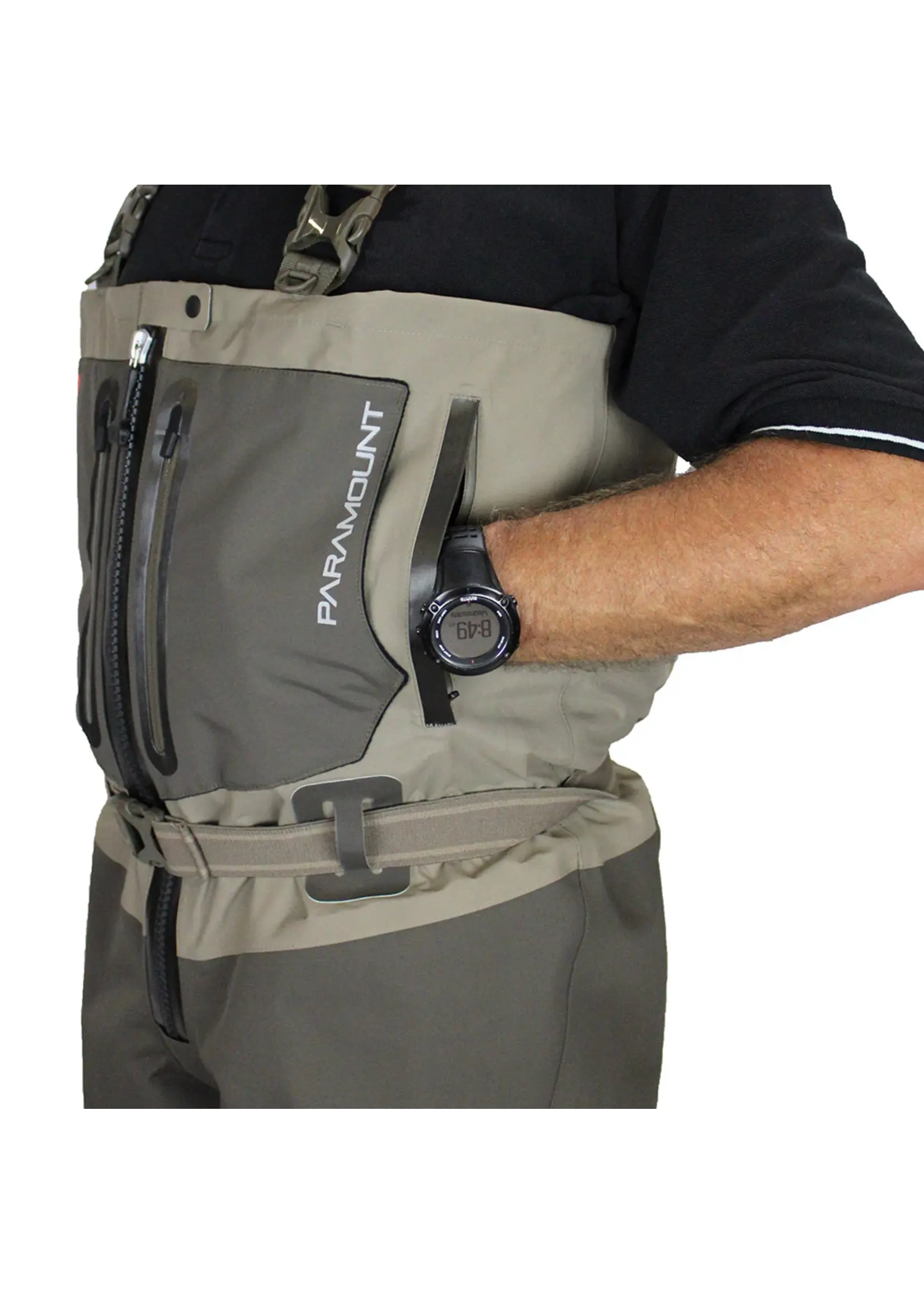 Paramount Men's Meridian Zippered Breathable Wader - Tackle