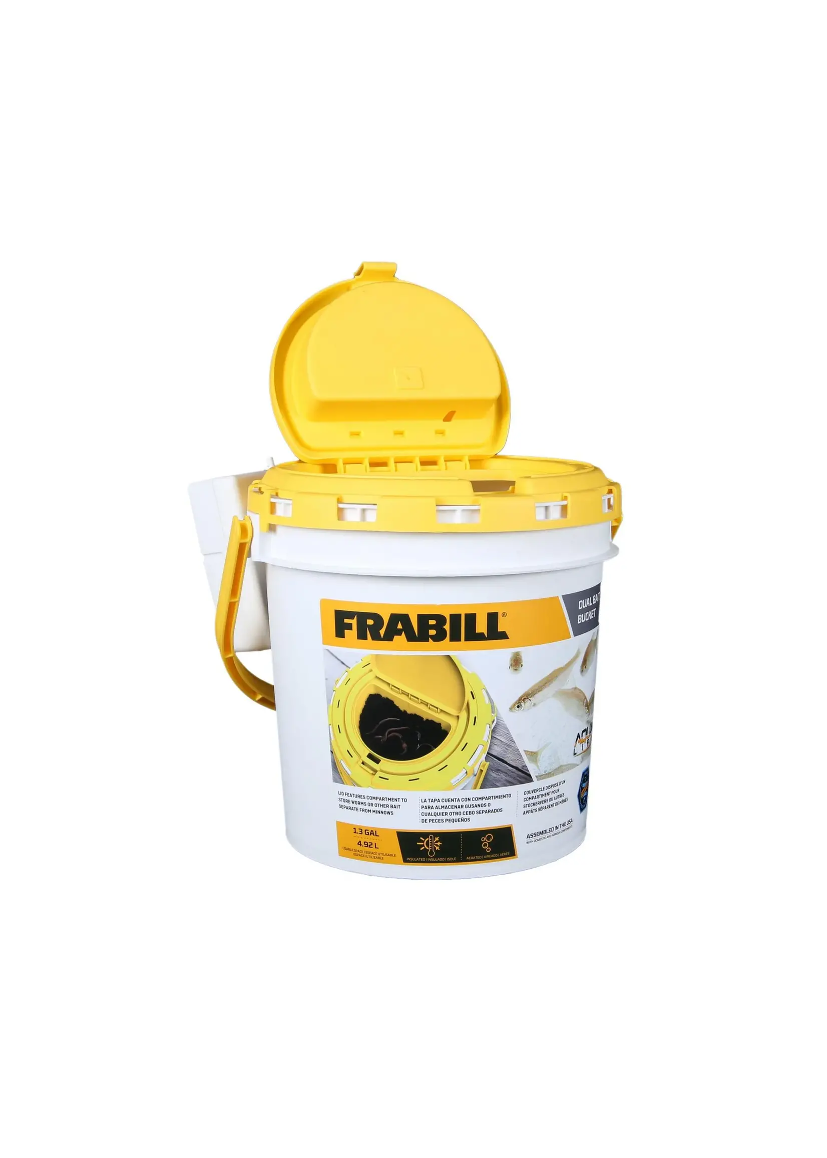 Frabill Frabill Dual Bait Bucket w/ Aerator