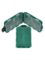 Sheffield Sheffield Pocket Tackle box  2 1/2" x 3 1/2" 10 compartment(green)