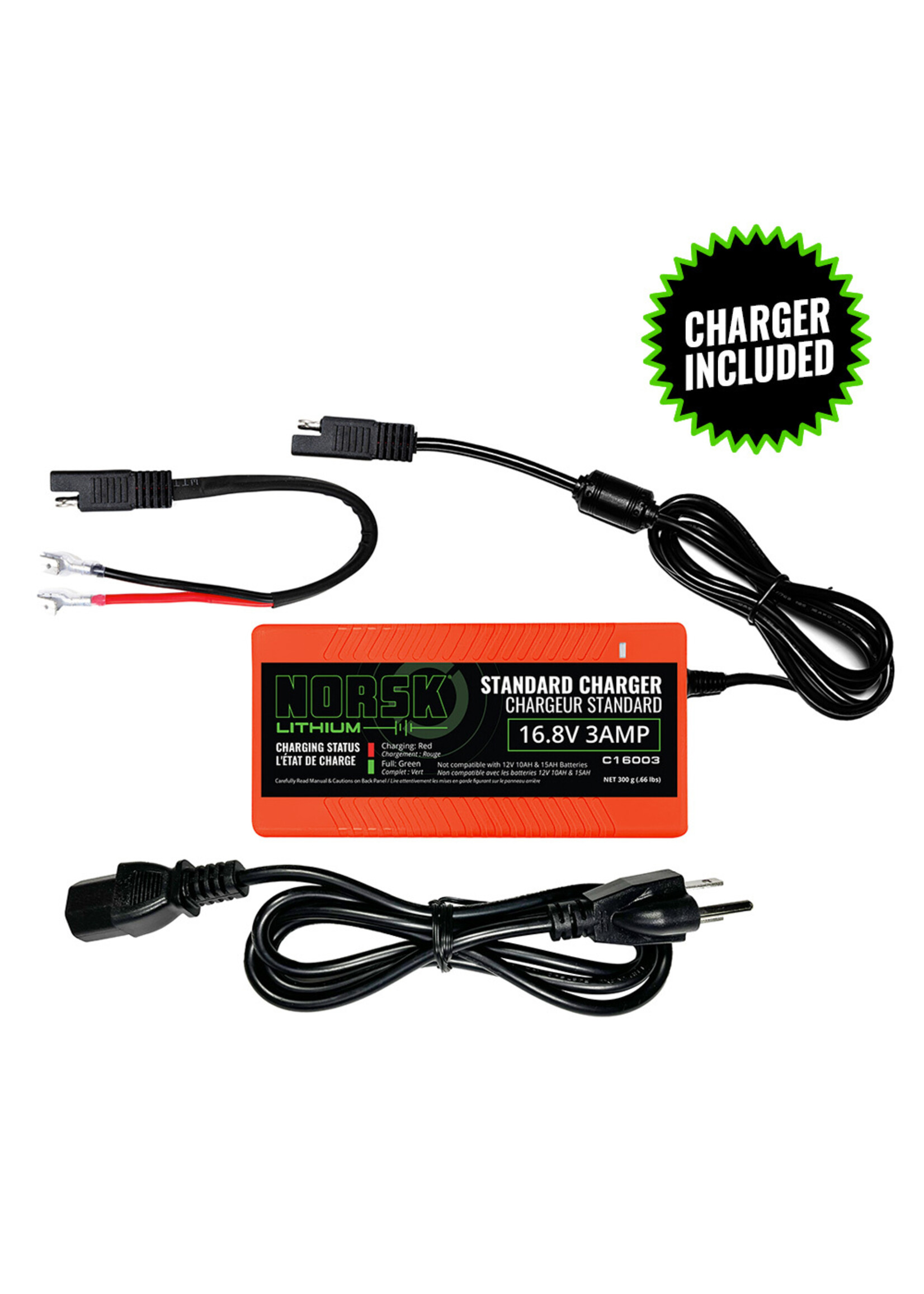 NORSK Lithium Norsk 14.8V 30Ah Lithium-Ion Battery with Charger