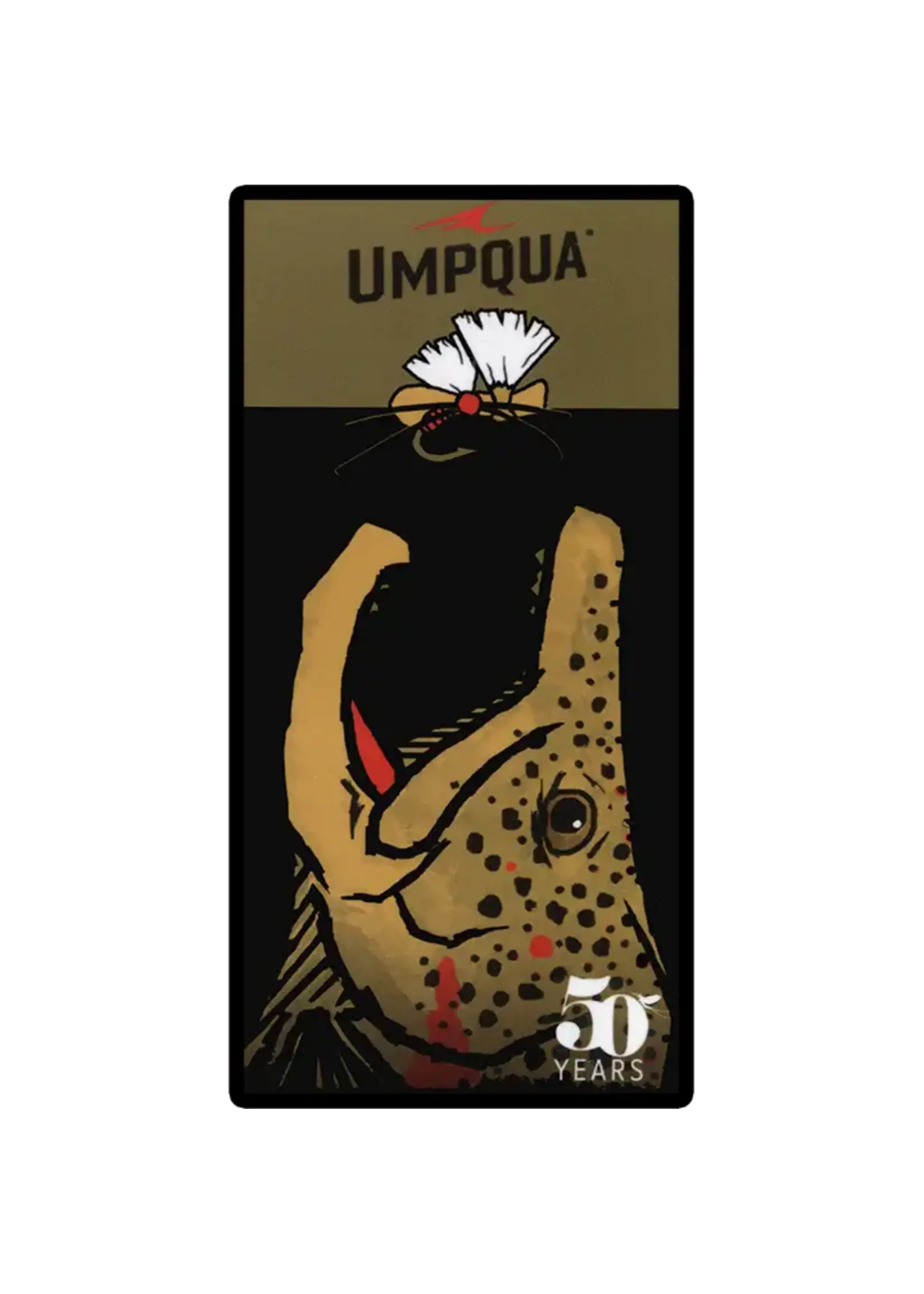 Umpqua Umpqua Brown Jaws Sticker
