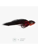 Rio Rio's King Squirrely Muddler - Black/Red - Size 4