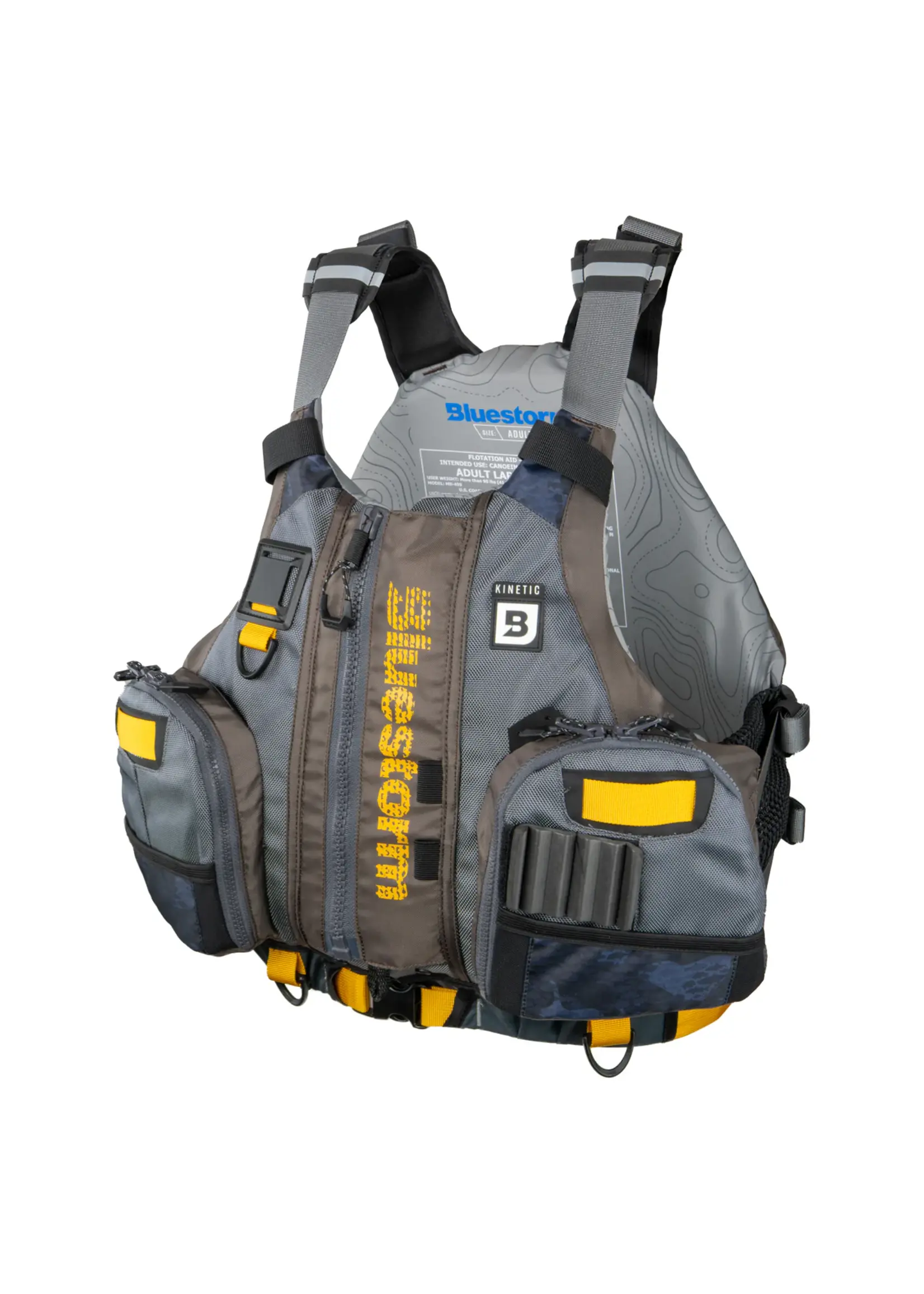 Bluestorm Bluestorm Kinetic Kayak Fishing Vest Type III PFD